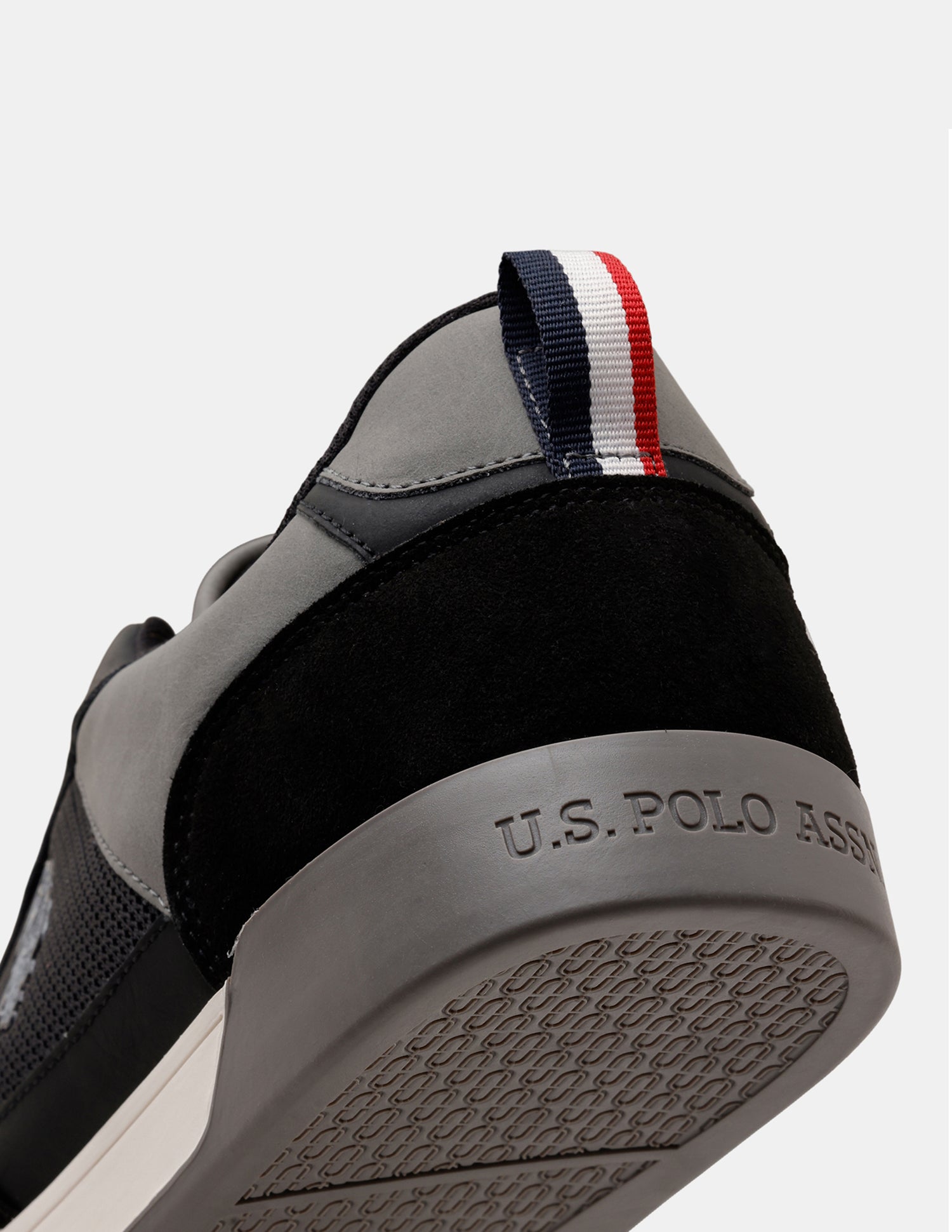 Men Ignacio Colourblocked Smart Sneakers Black - U.S. Polo Assn. India | Large