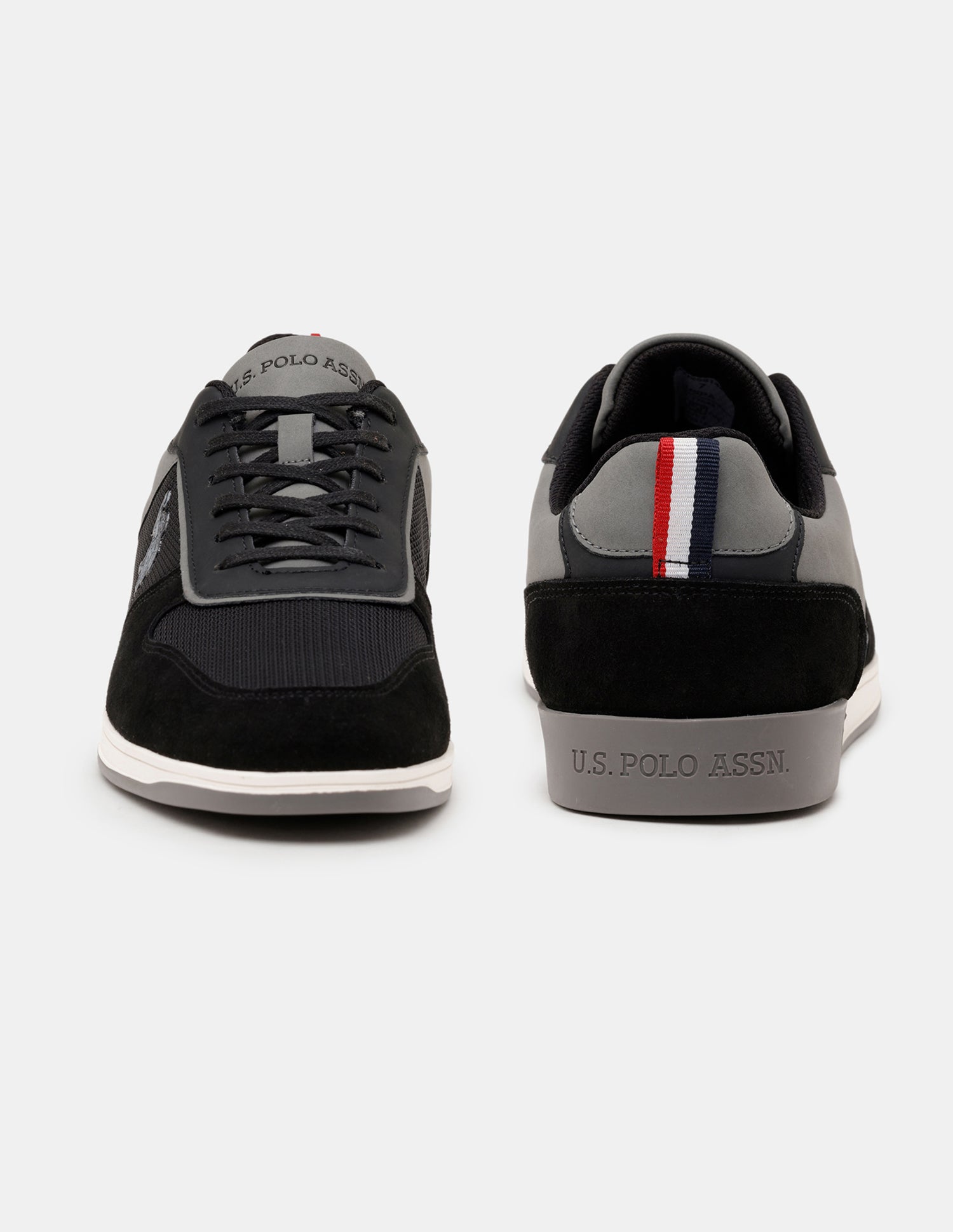 Men Ignacio Colourblocked Smart Sneakers Black - U.S. Polo Assn. India | Large