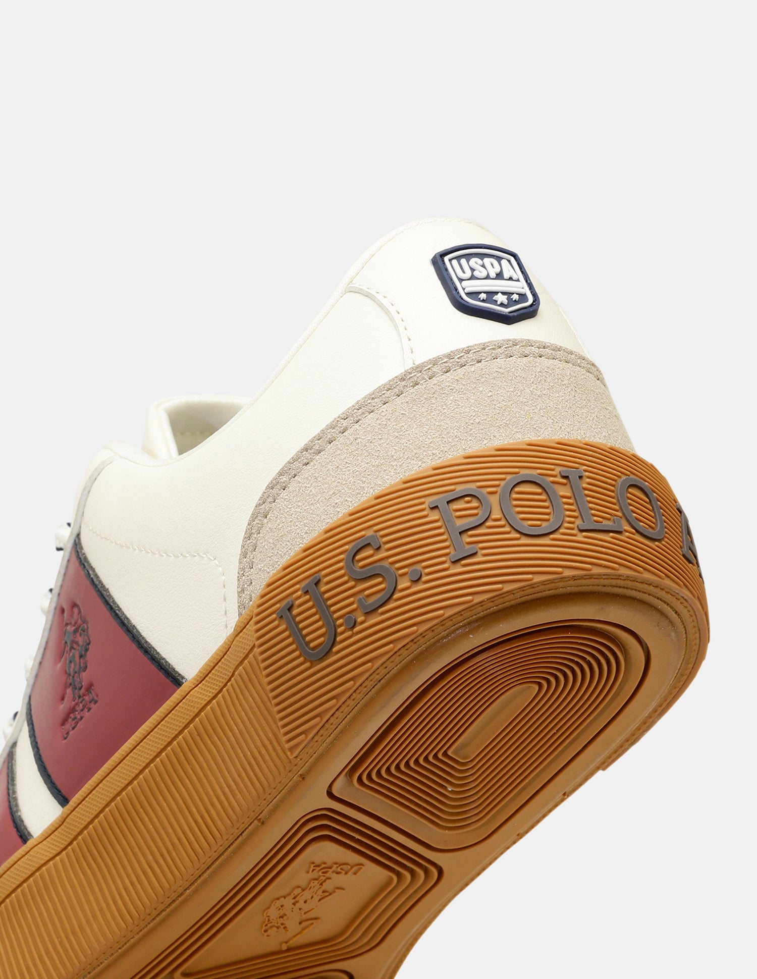 Men Colourblocked Mason Sneakers Cream - U.S. Polo Assn. India | Large