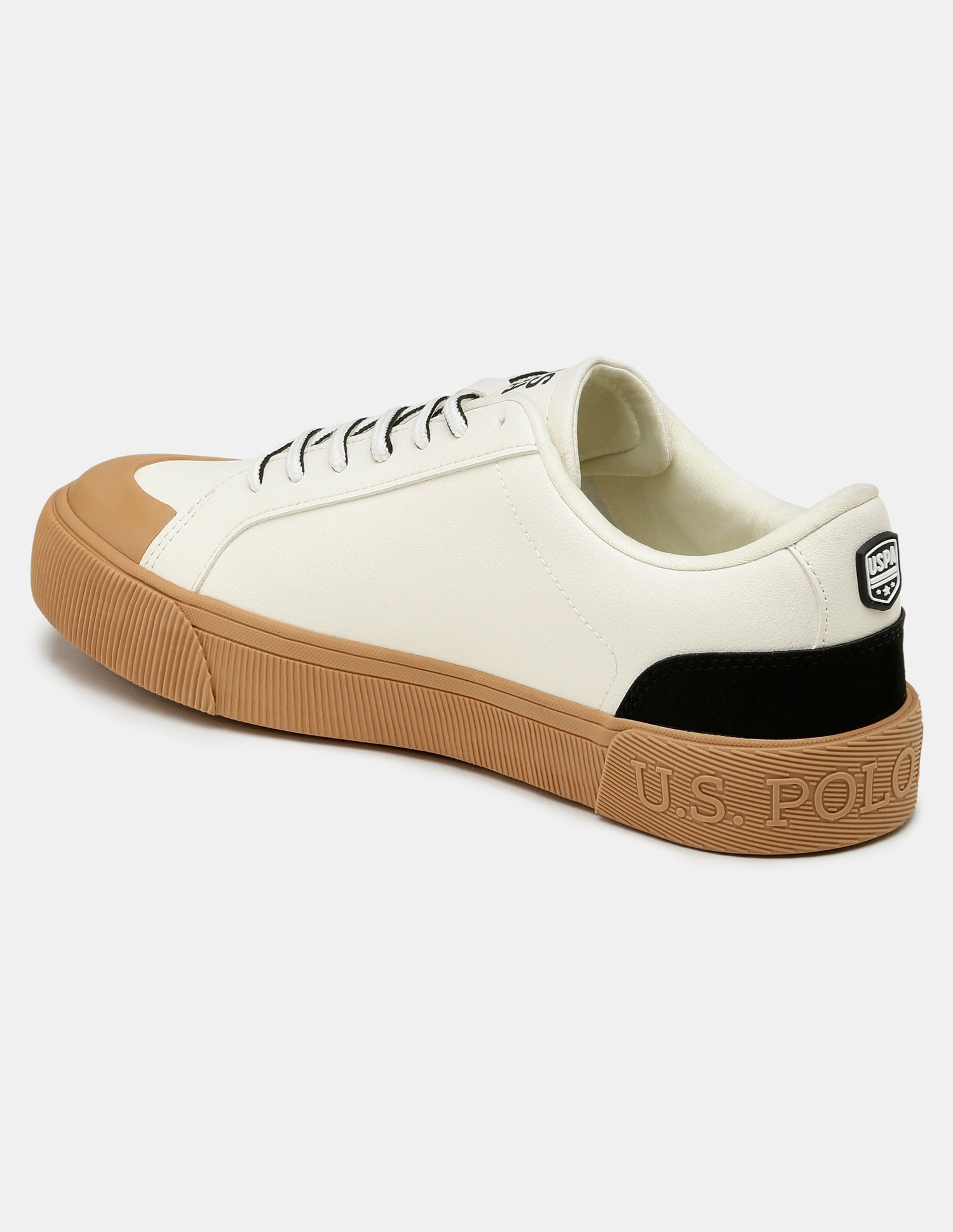 Men Colourblocked Mason Sneakers Off White - U.S. Polo Assn. India | Large