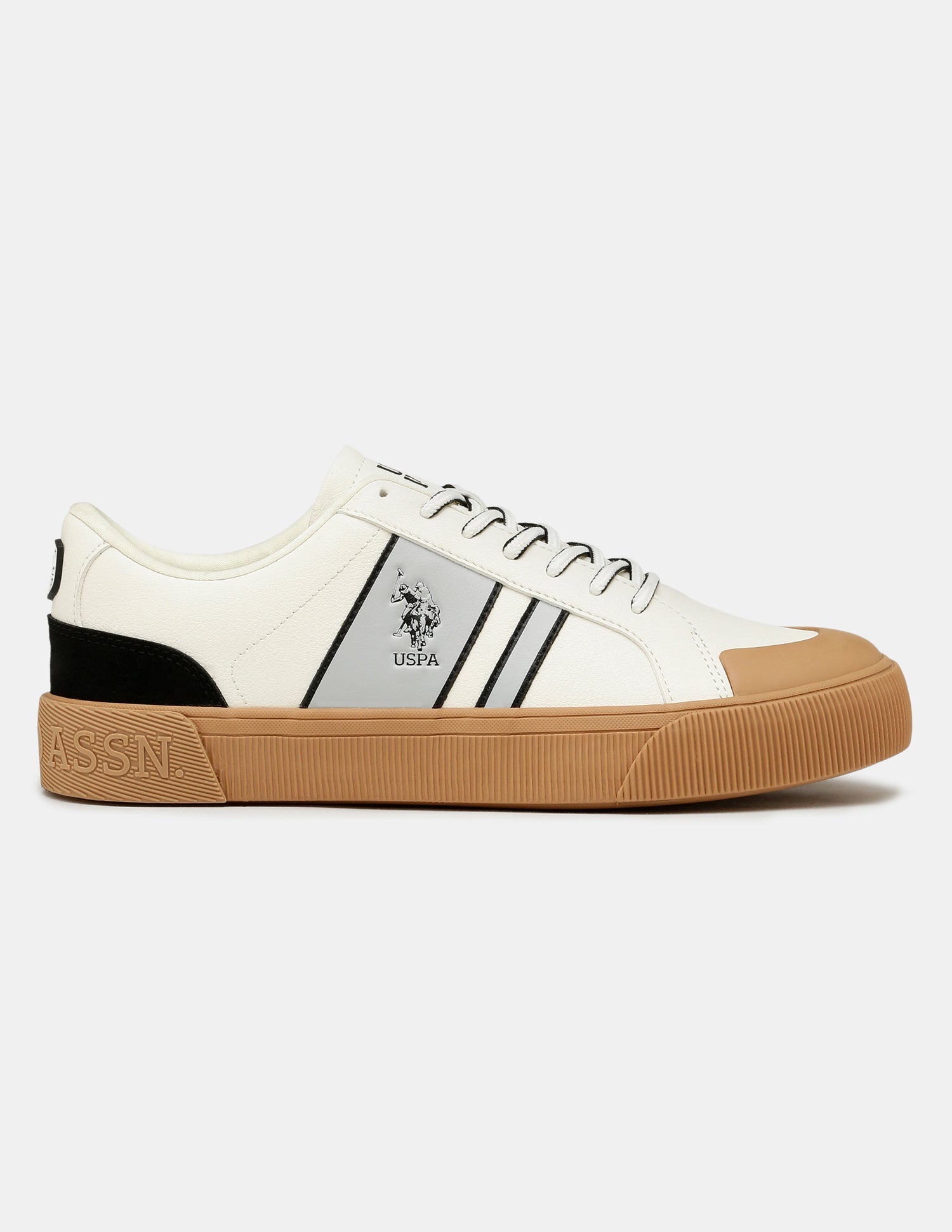 Men Colourblocked Mason Sneakers Off White - U.S. Polo Assn. India | Large