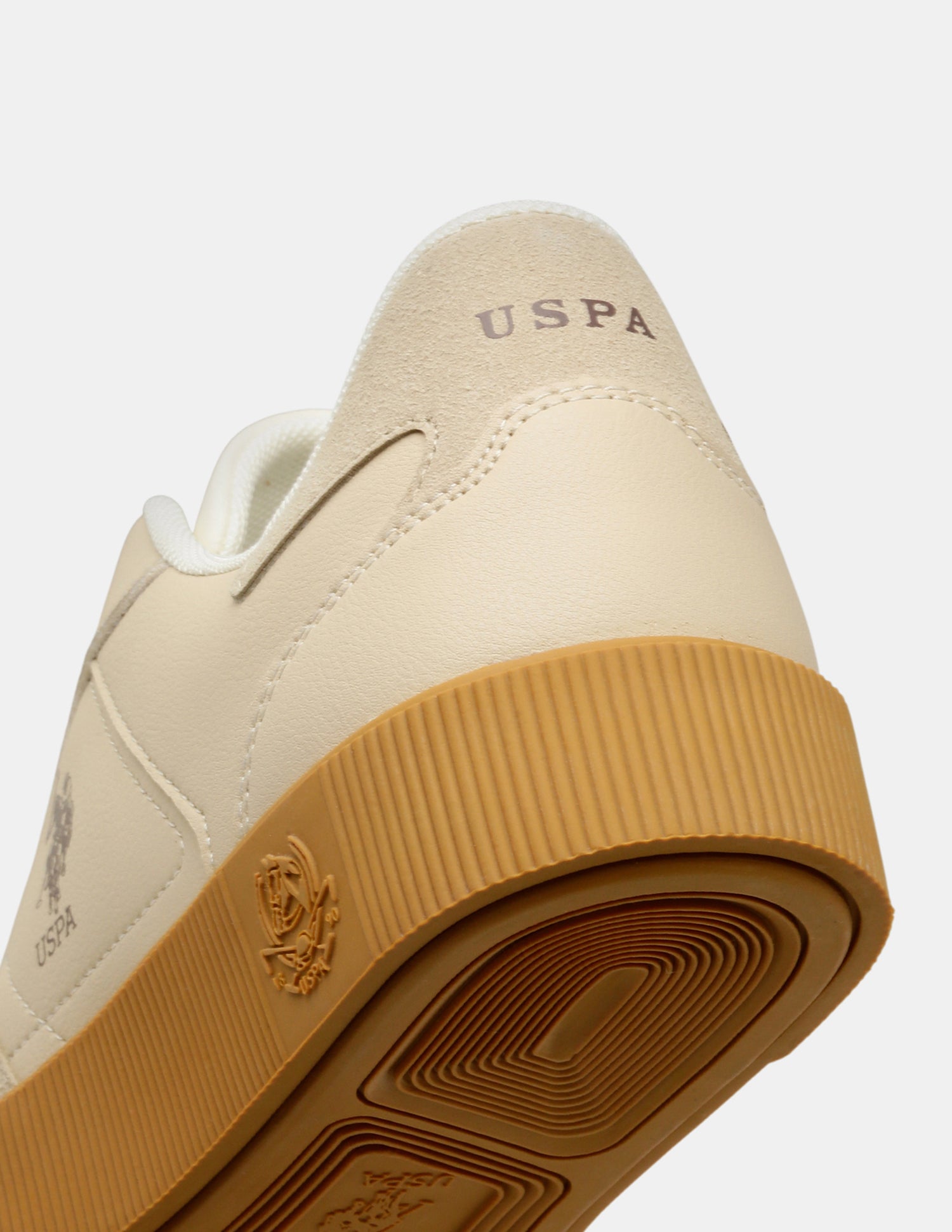 Men Zyron Round Toe Sneakers Beige - U.S. Polo Assn. India | Large