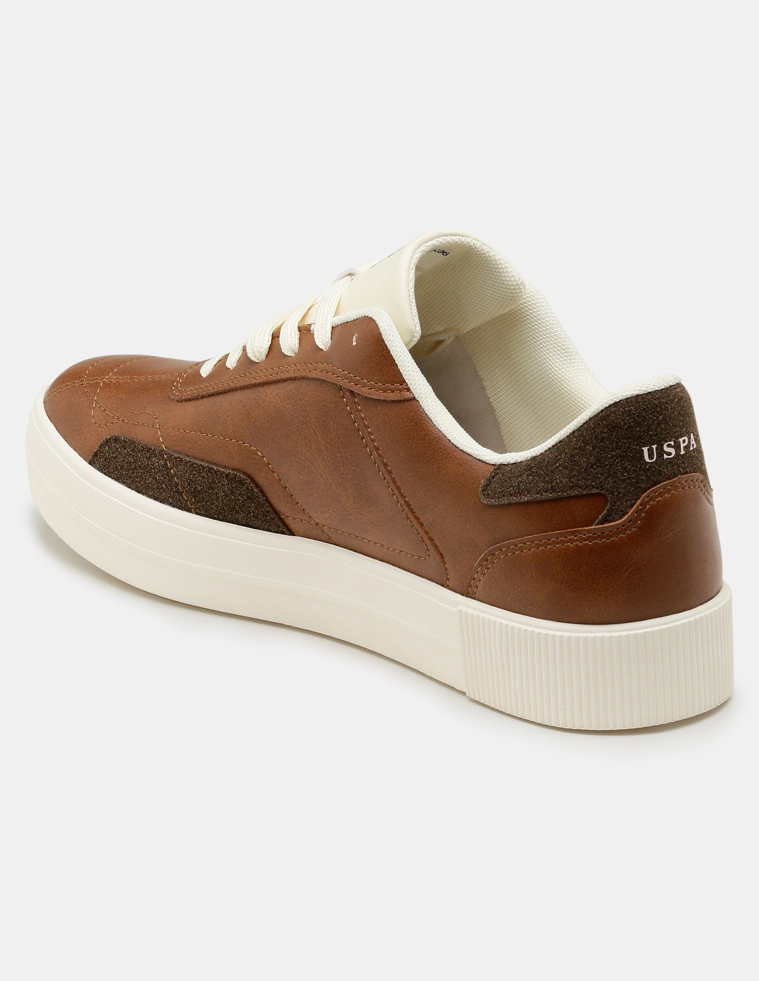 Men Zyron Round Toe Sneakers Tan - U.S. Polo Assn. India | Large