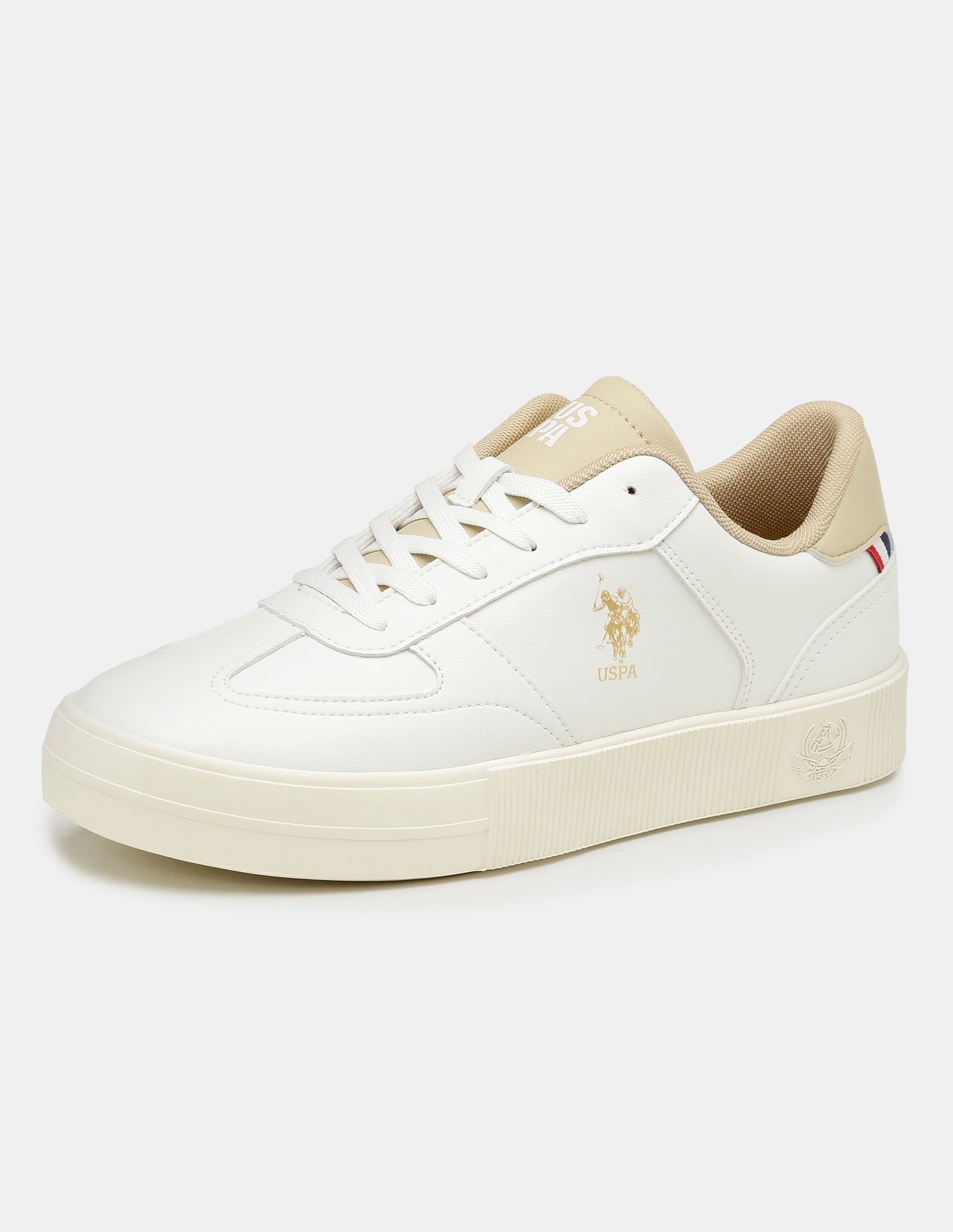 Men Lace-Ups Palfrey Sneakers White - U.S. Polo Assn. India | Large
