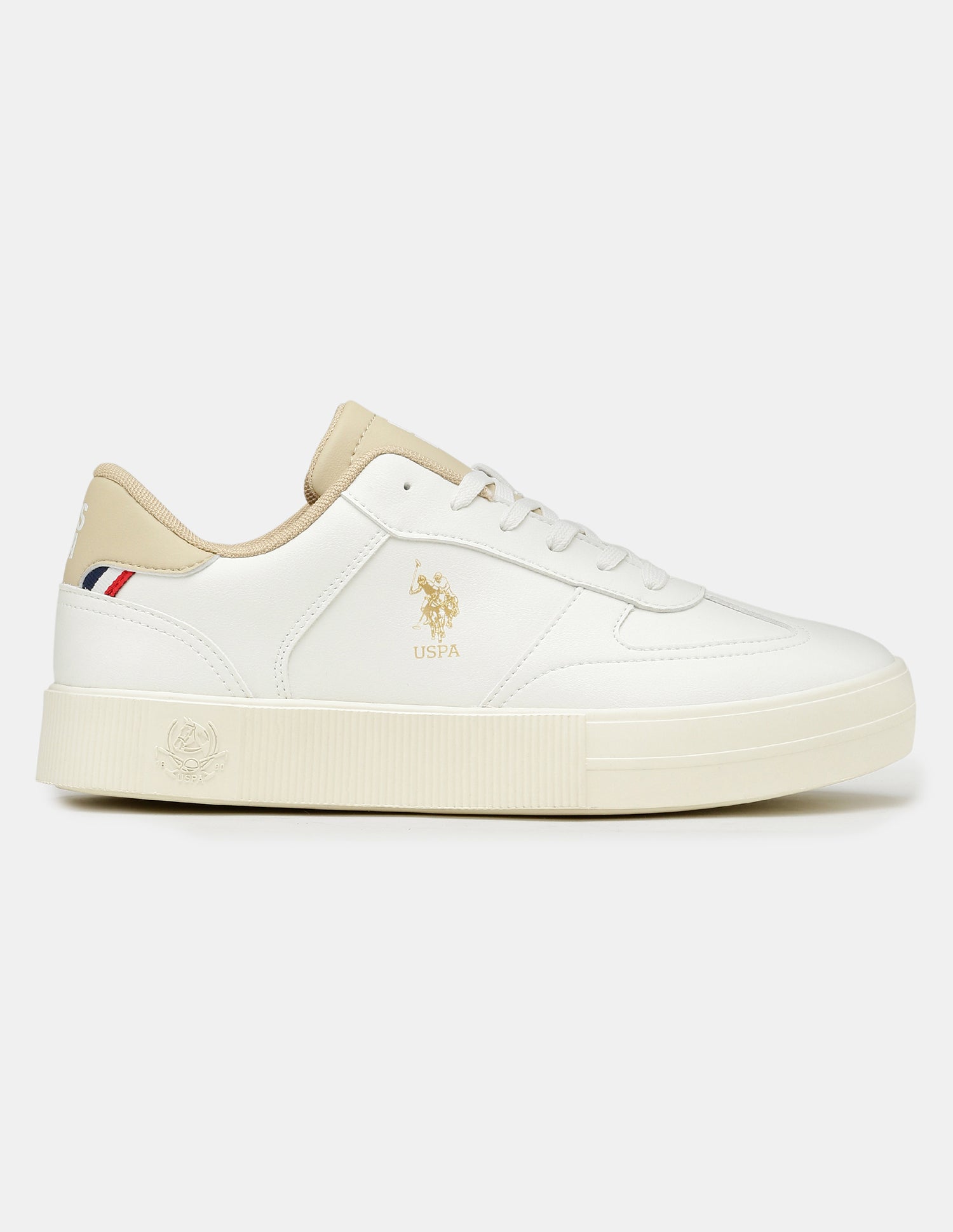 Men Lace-Ups Palfrey Sneakers White - U.S. Polo Assn. India | Large