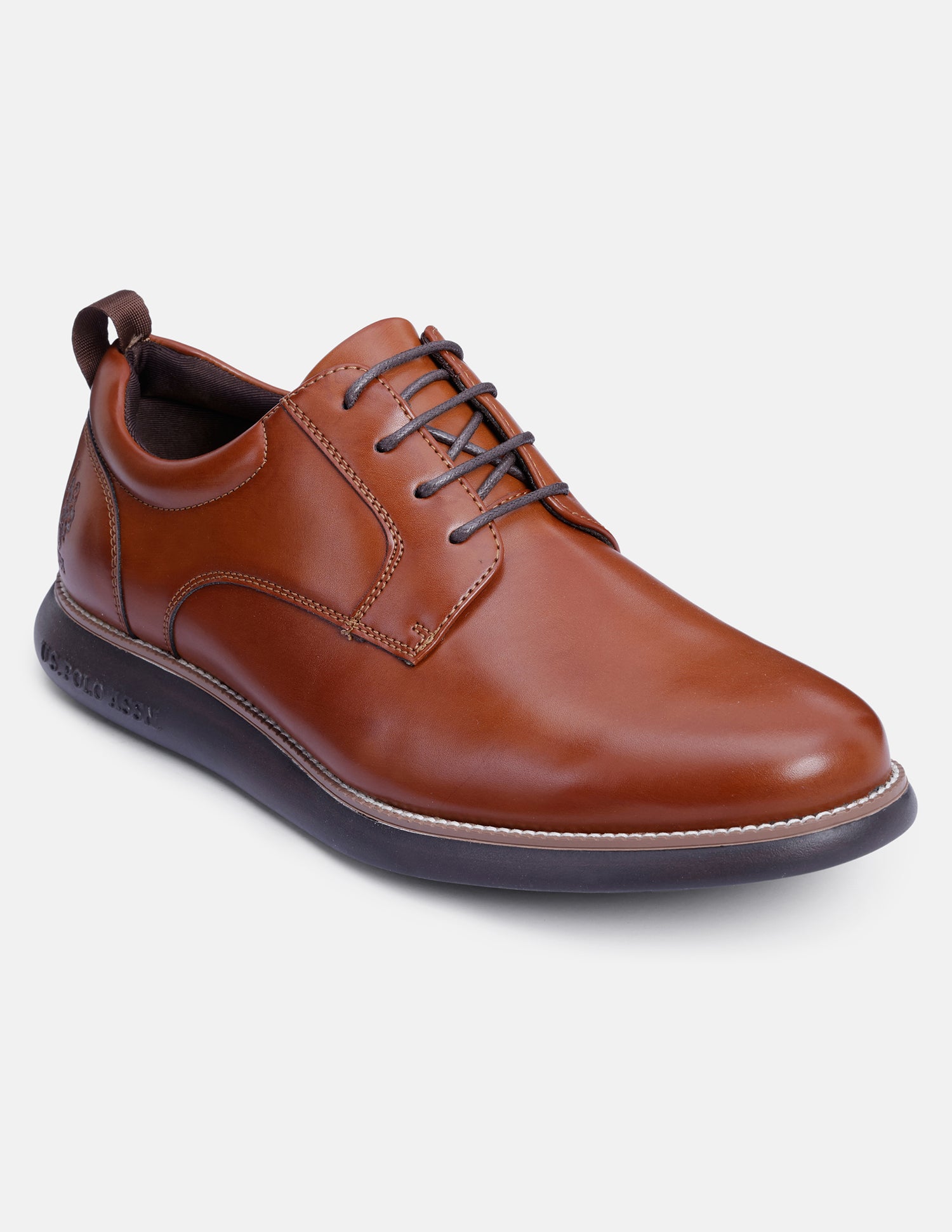 Lace Ups Nicolo 2.0 Smart Casual Shoe Tan - U.S. Polo Assn. India | Large