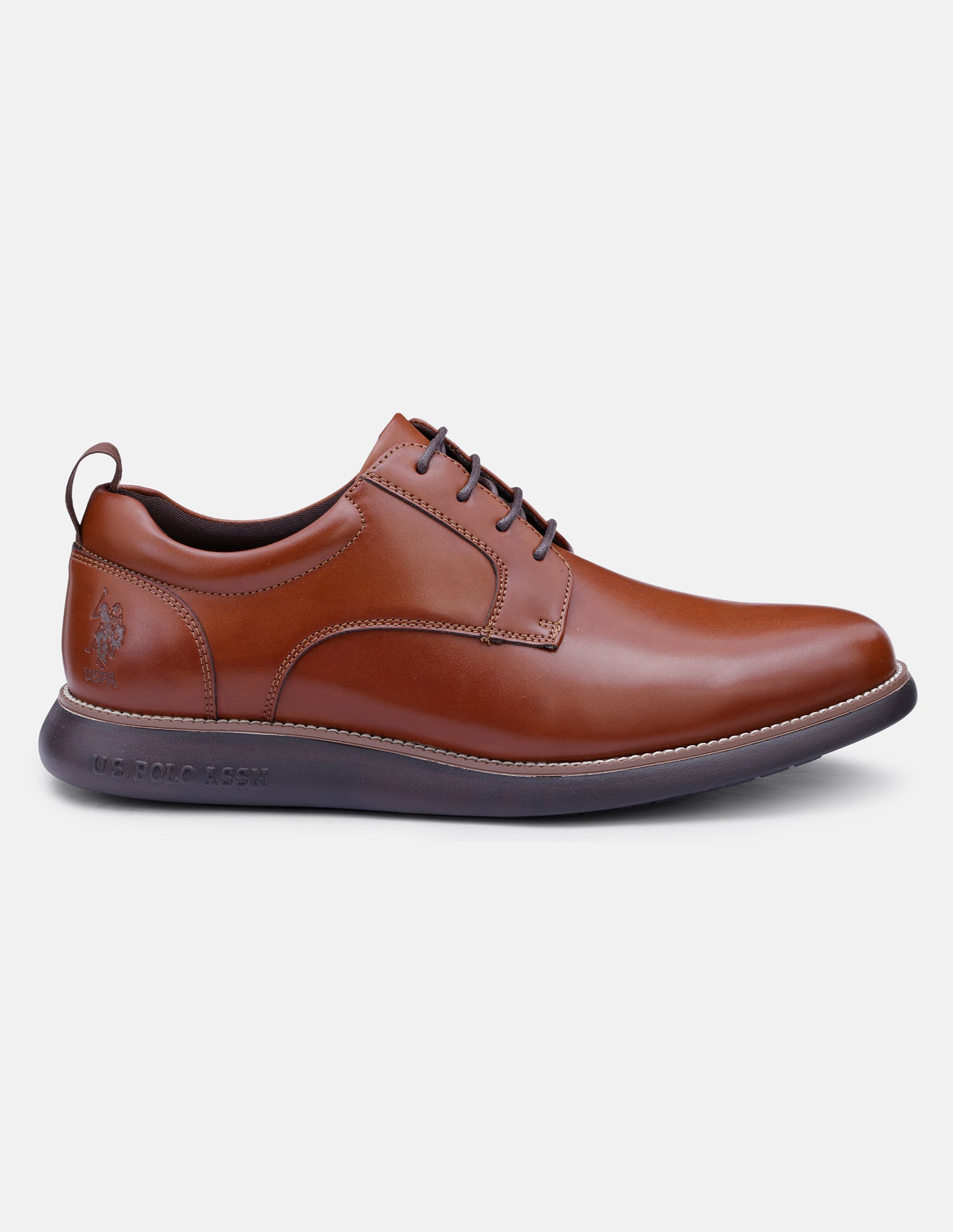 Lace Ups Nicolo 2.0 Smart Casual Shoe Tan - U.S. Polo Assn. India | Large