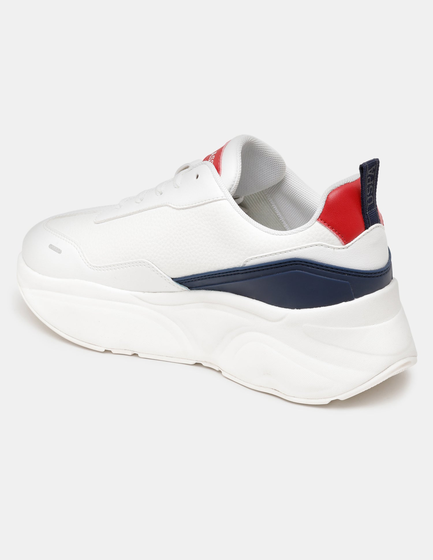 Men Stace Lace-Ups Sneakers White - U.S. Polo Assn. India | Large