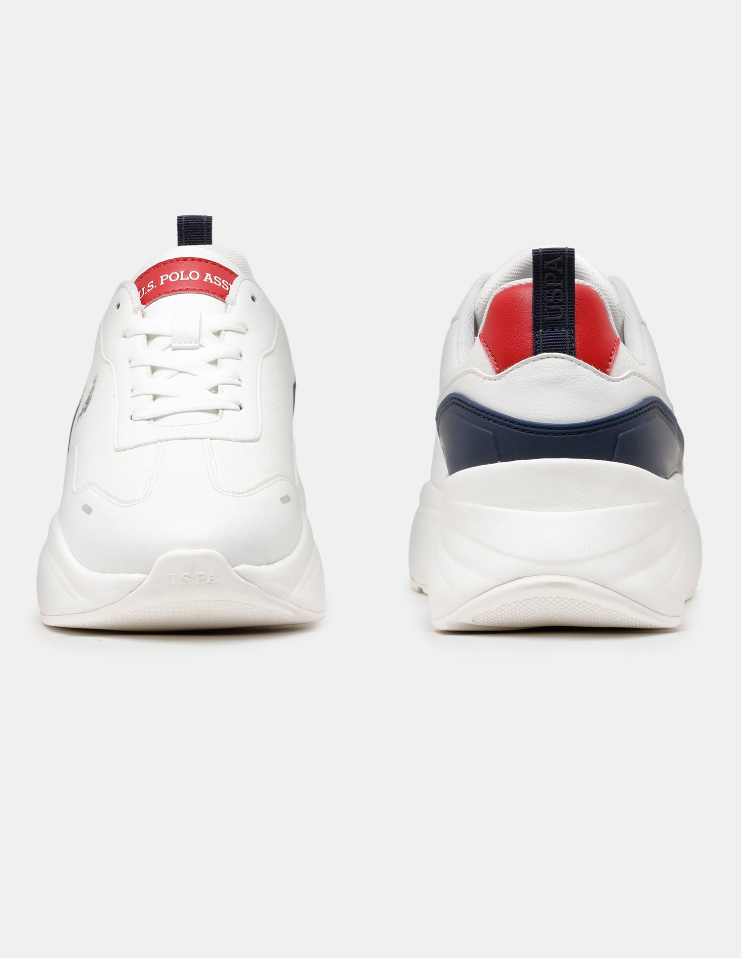 Men Stace Lace-Ups Sneakers White - U.S. Polo Assn. India | Large