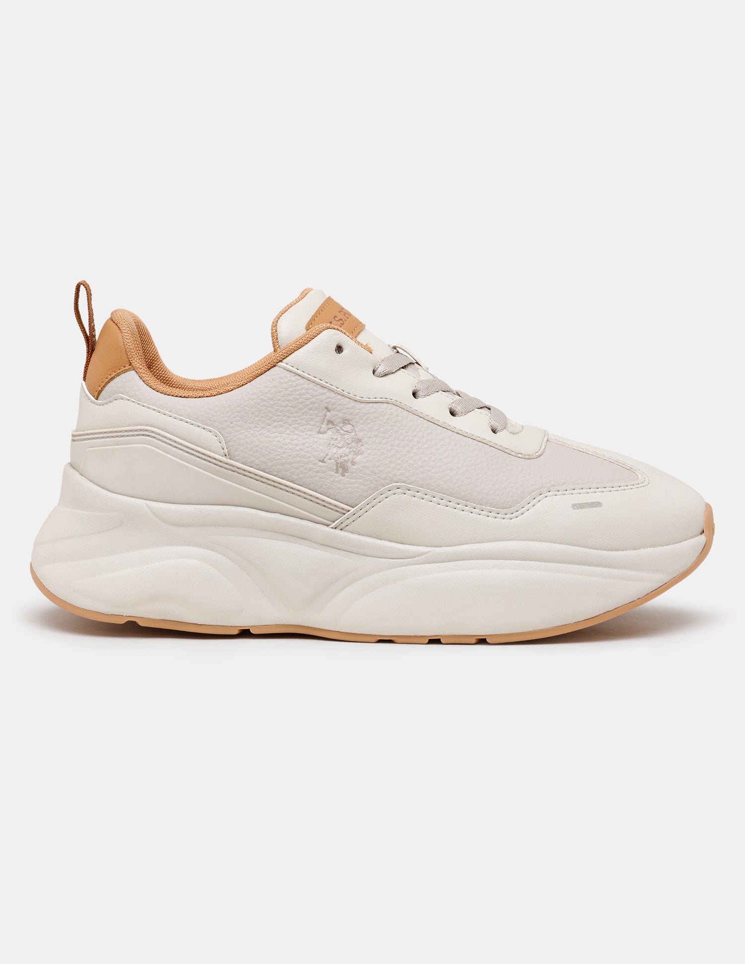 Men Stace Lace-Ups Sneakers Beige - U.S. Polo Assn. India | Large