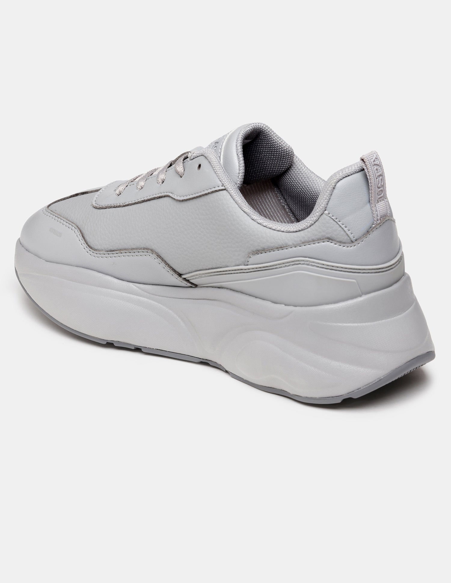 Men Stace Lace-Ups Sneakers Grey - U.S. Polo Assn. India | Large