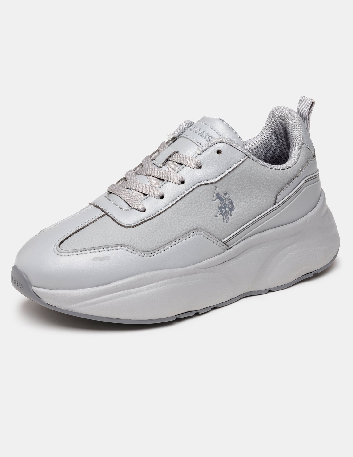 Men Stace Lace-Ups Sneakers Grey - U.S. Polo Assn. India | Large