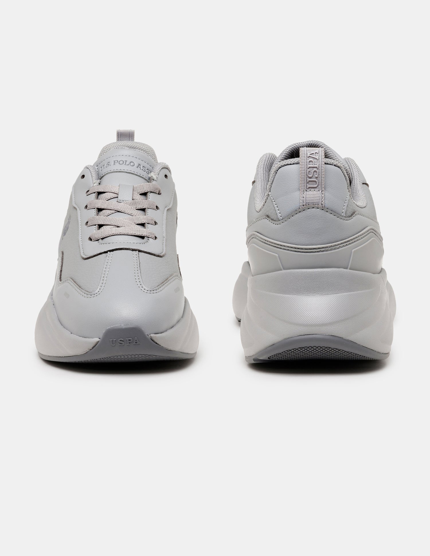 Men Stace Lace-Ups Sneakers Grey - U.S. Polo Assn. India | Large