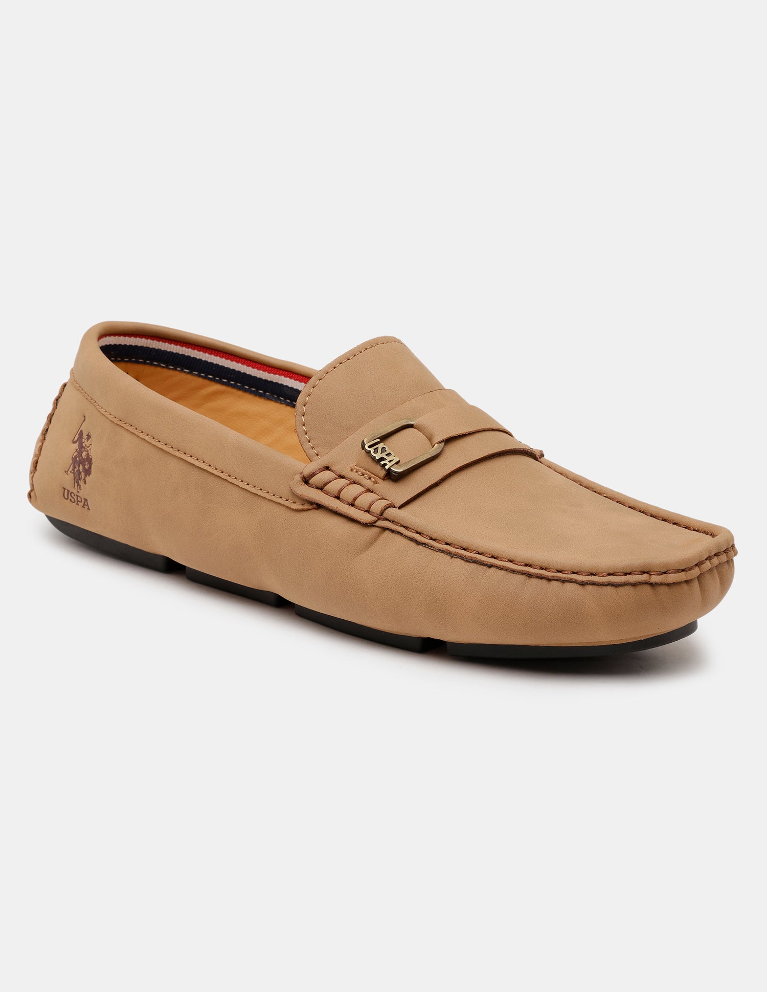 Men Oaklen Slip-Ons Loafers Tan - U.S. Polo Assn. India | Large