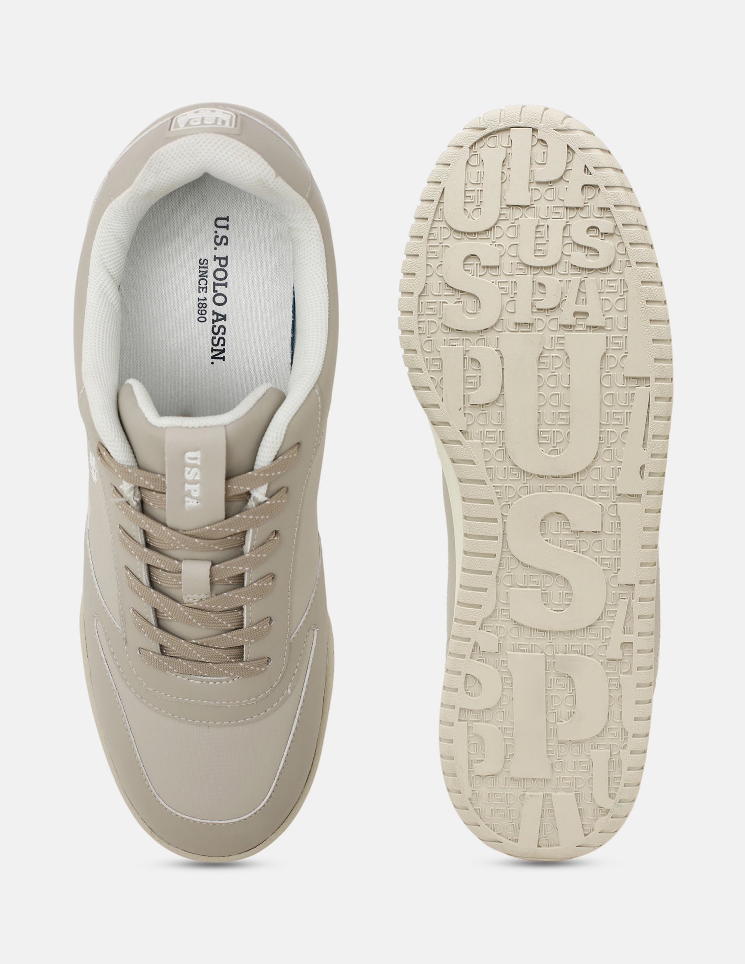 Wilber Round Toe Sneakers Beige - U.S. Polo Assn. India | Large
