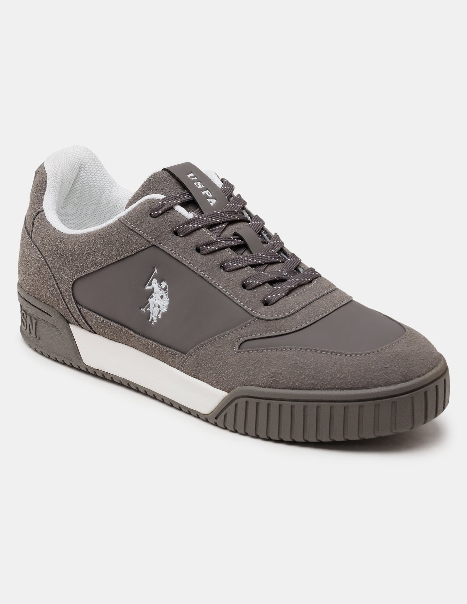 Men Wilber Round Toe Sneakers Dark Grey - U.S. Polo Assn. India | Large
