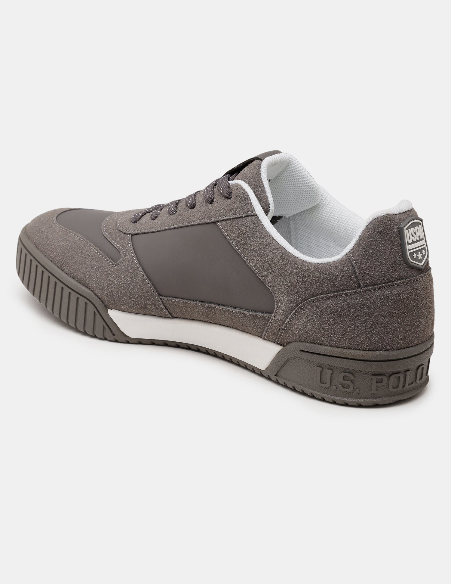 Men Wilber Round Toe Sneakers Dark Grey - U.S. Polo Assn. India | Large