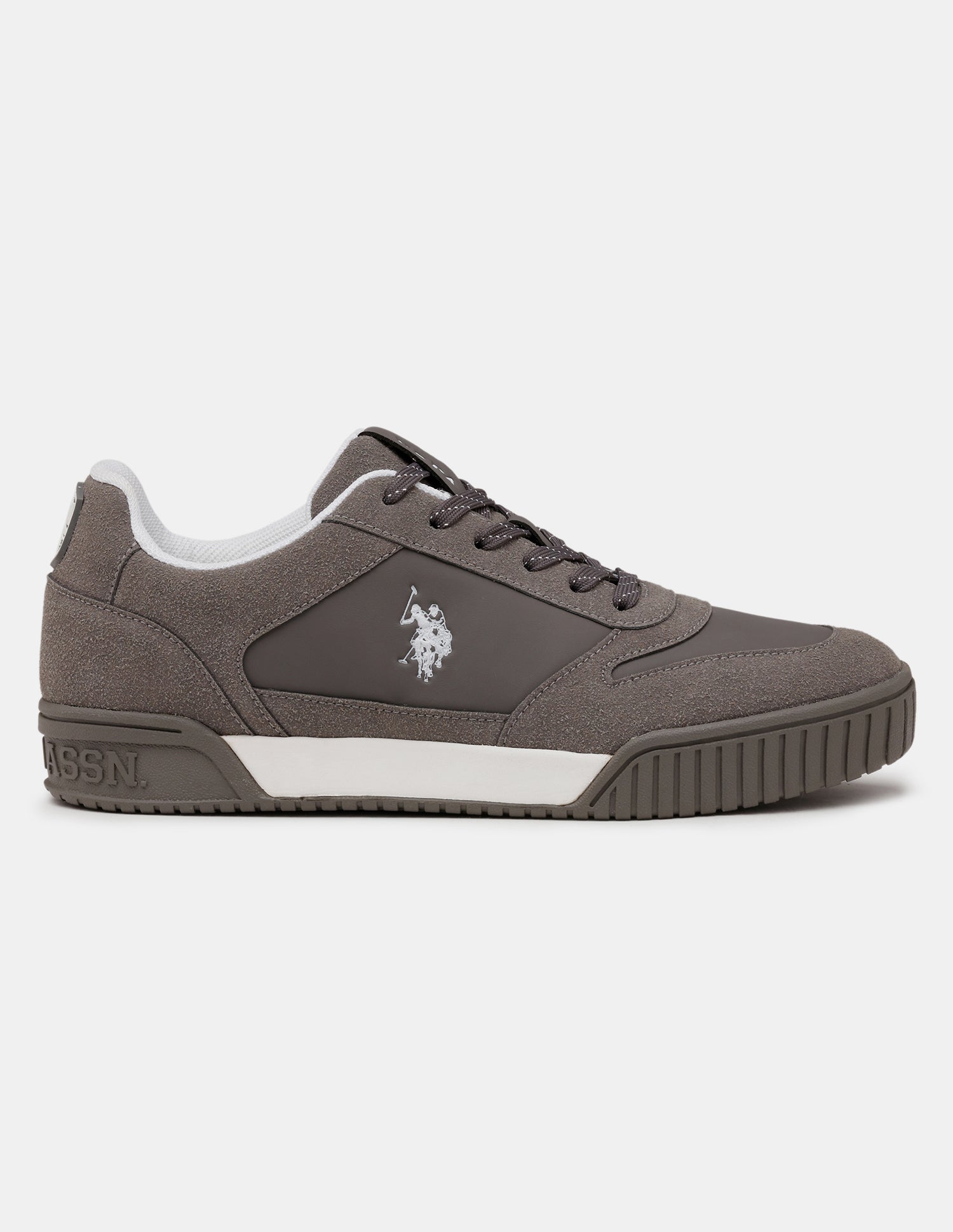 Men Wilber Round Toe Sneakers Dark Grey - U.S. Polo Assn. India | Large