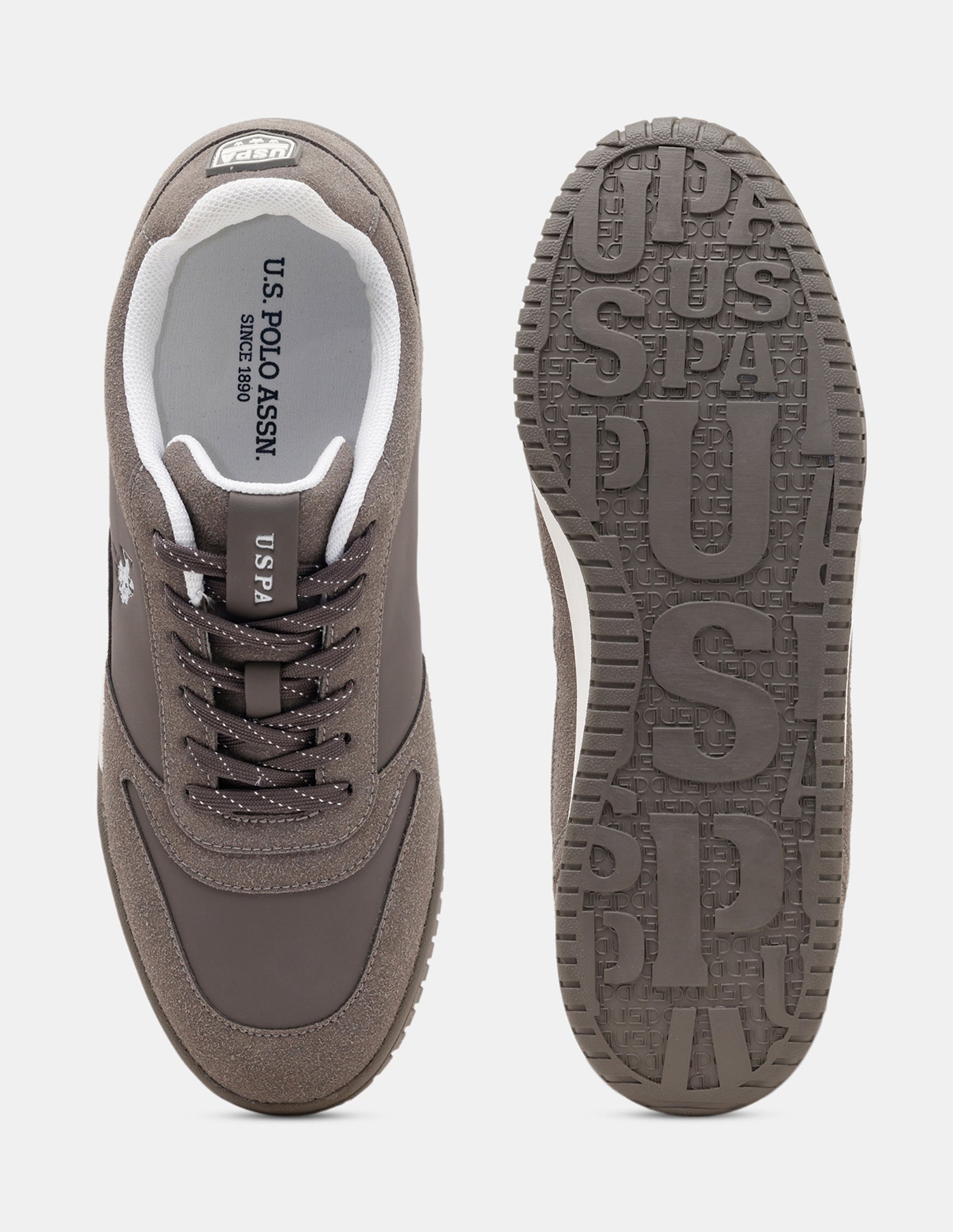 Men Wilber Round Toe Sneakers Dark Grey - U.S. Polo Assn. India | Large