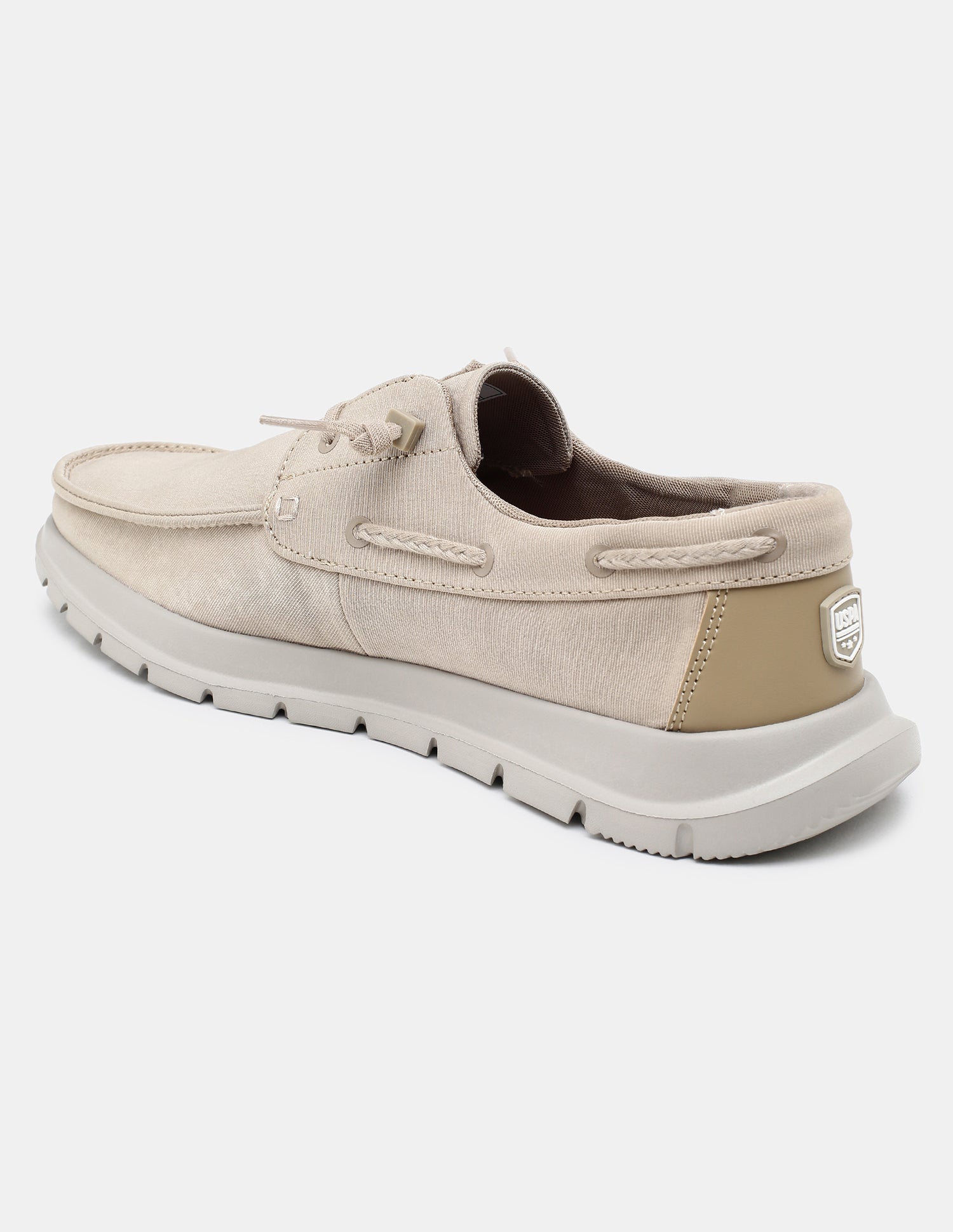 Round Toe Slip Ons Ciro Sneakers Beige - U.S. Polo Assn. India | Large