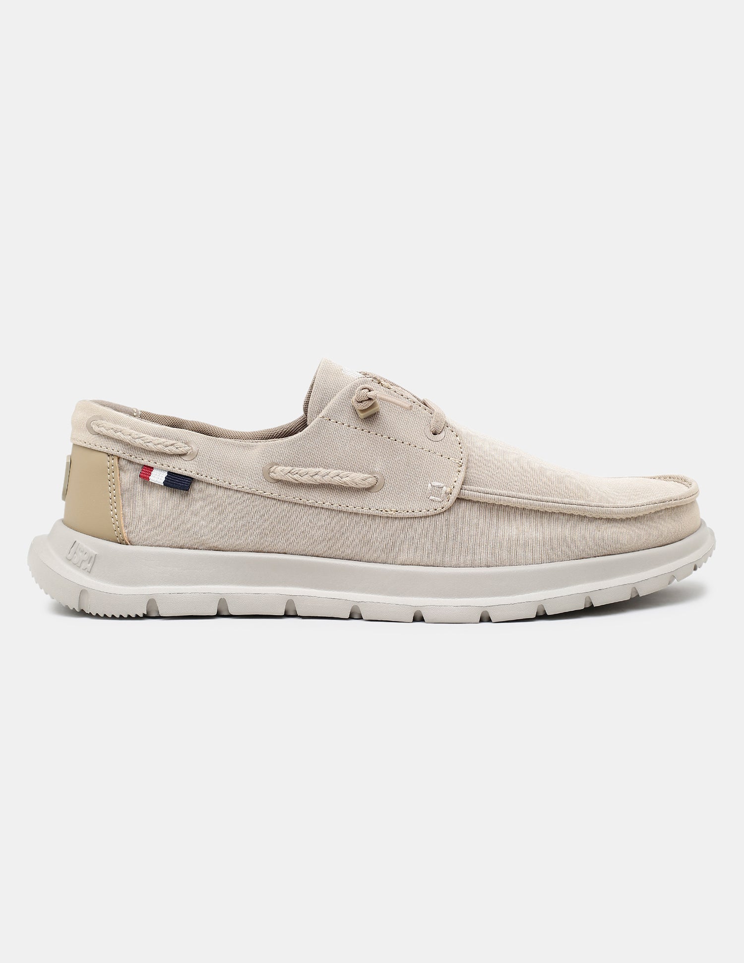Round Toe Slip Ons Ciro Sneakers Beige - U.S. Polo Assn. India | Large