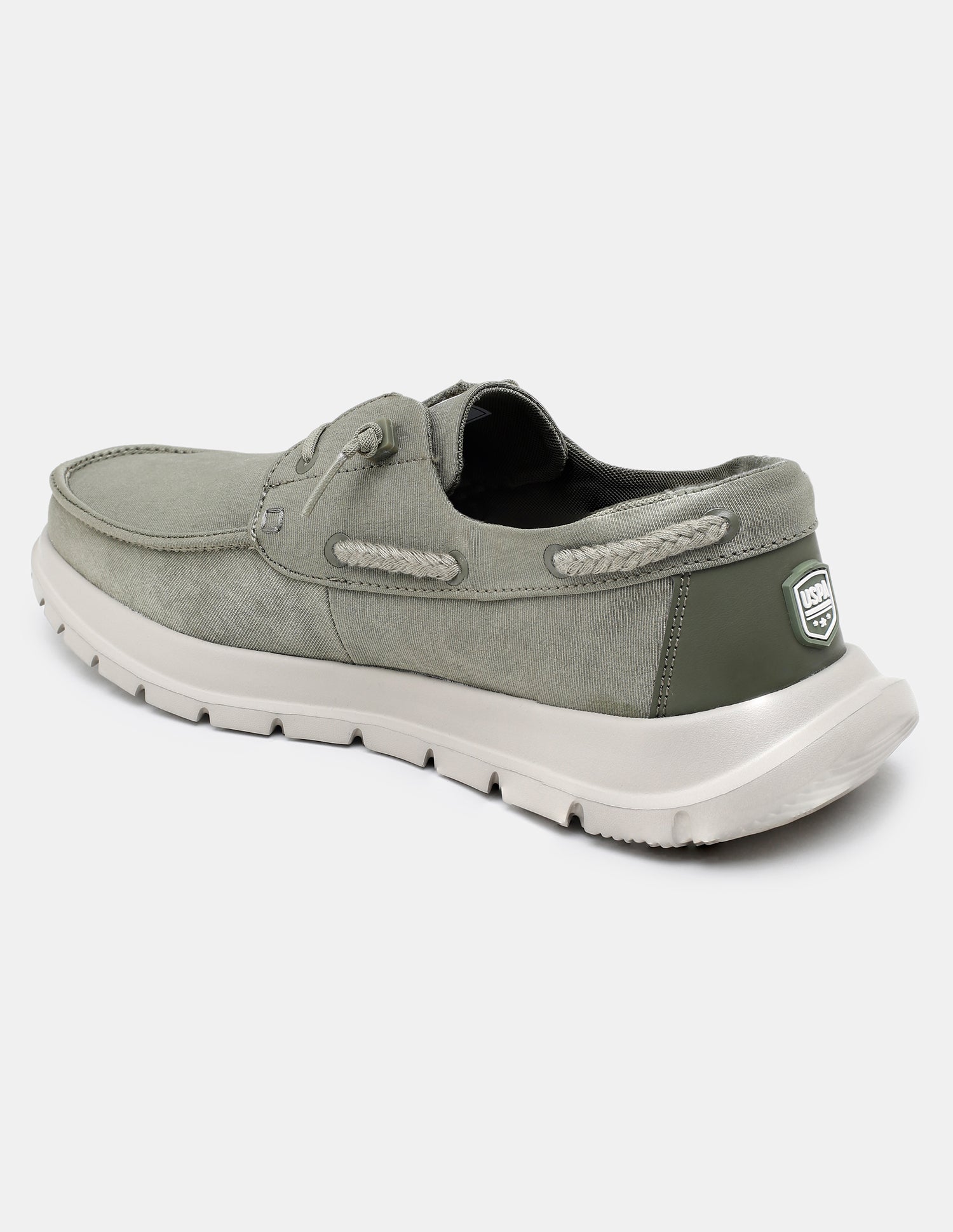 Round Toe Slip Ons Ciro Sneakers Olive - U.S. Polo Assn. India | Large