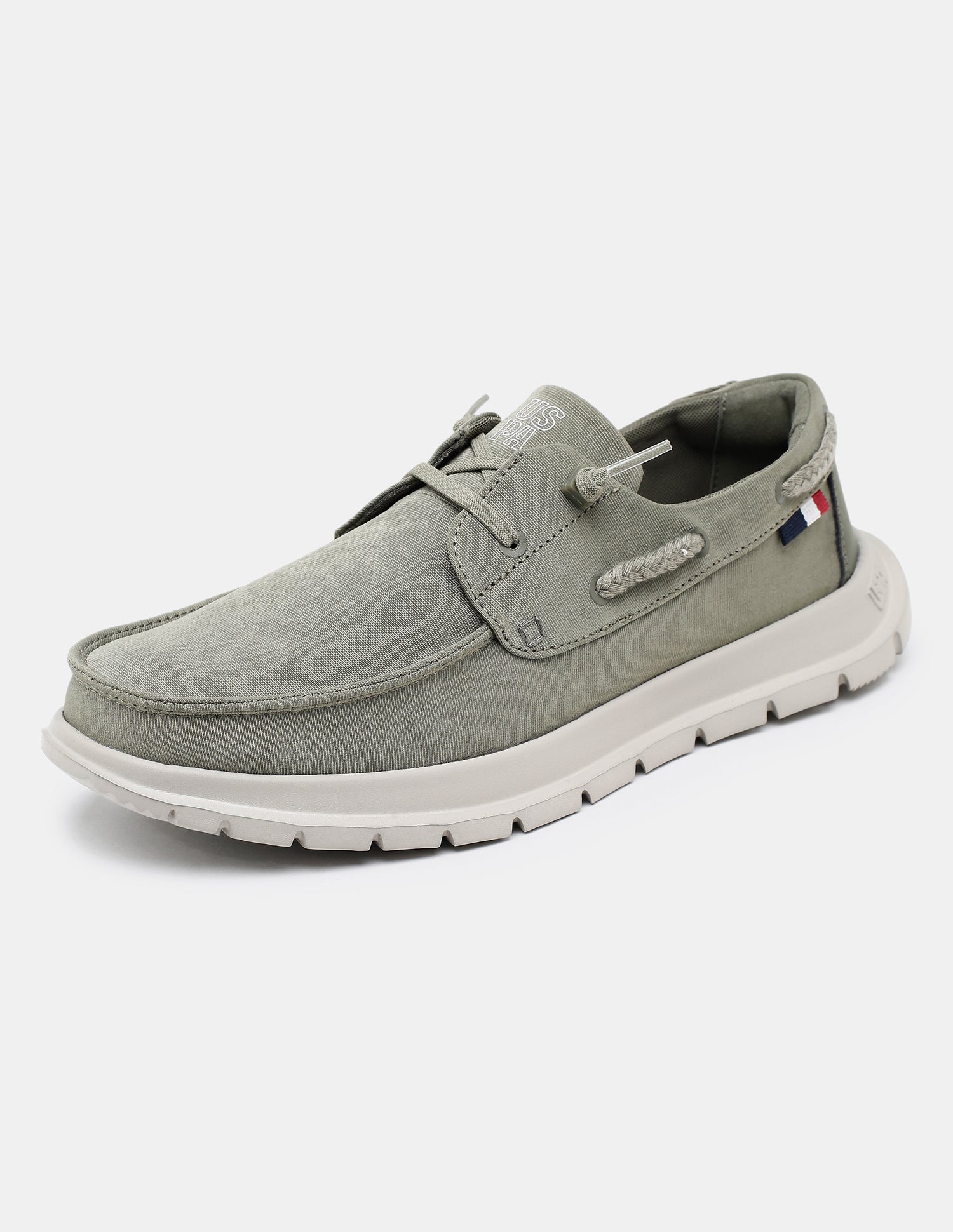 Round Toe Slip Ons Ciro Sneakers Olive - U.S. Polo Assn. India | Large