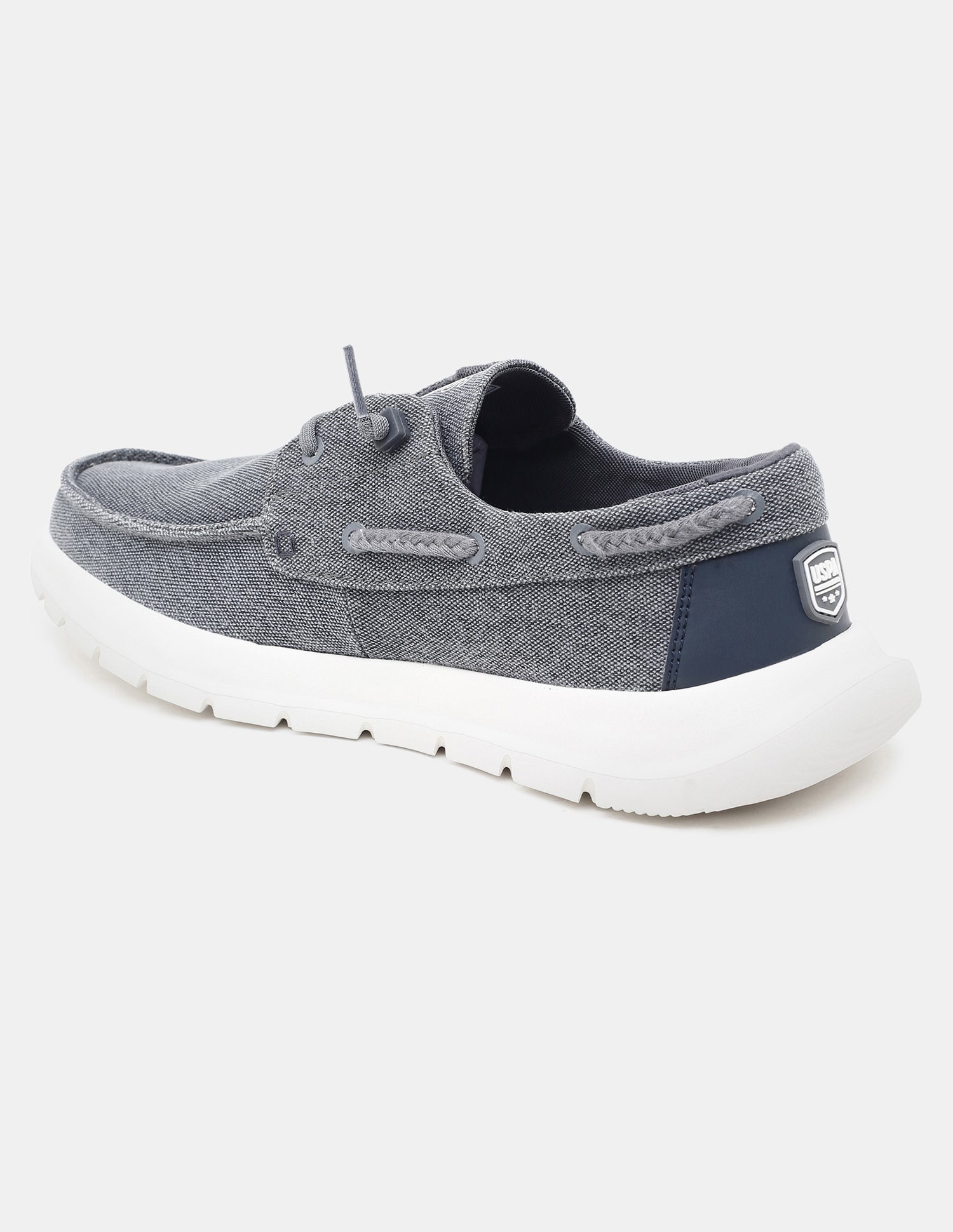 Round Toe Slip Ons Nero Sneakers Blue - U.S. Polo Assn. India | Large