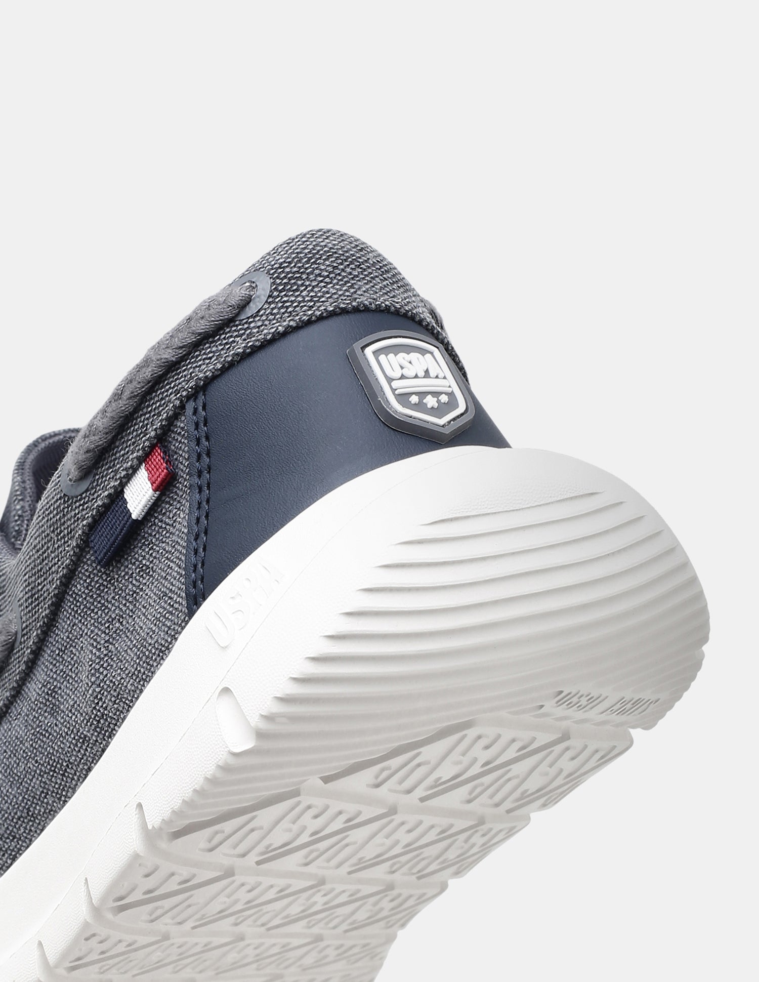 Round Toe Slip Ons Nero Sneakers Blue - U.S. Polo Assn. India | Large