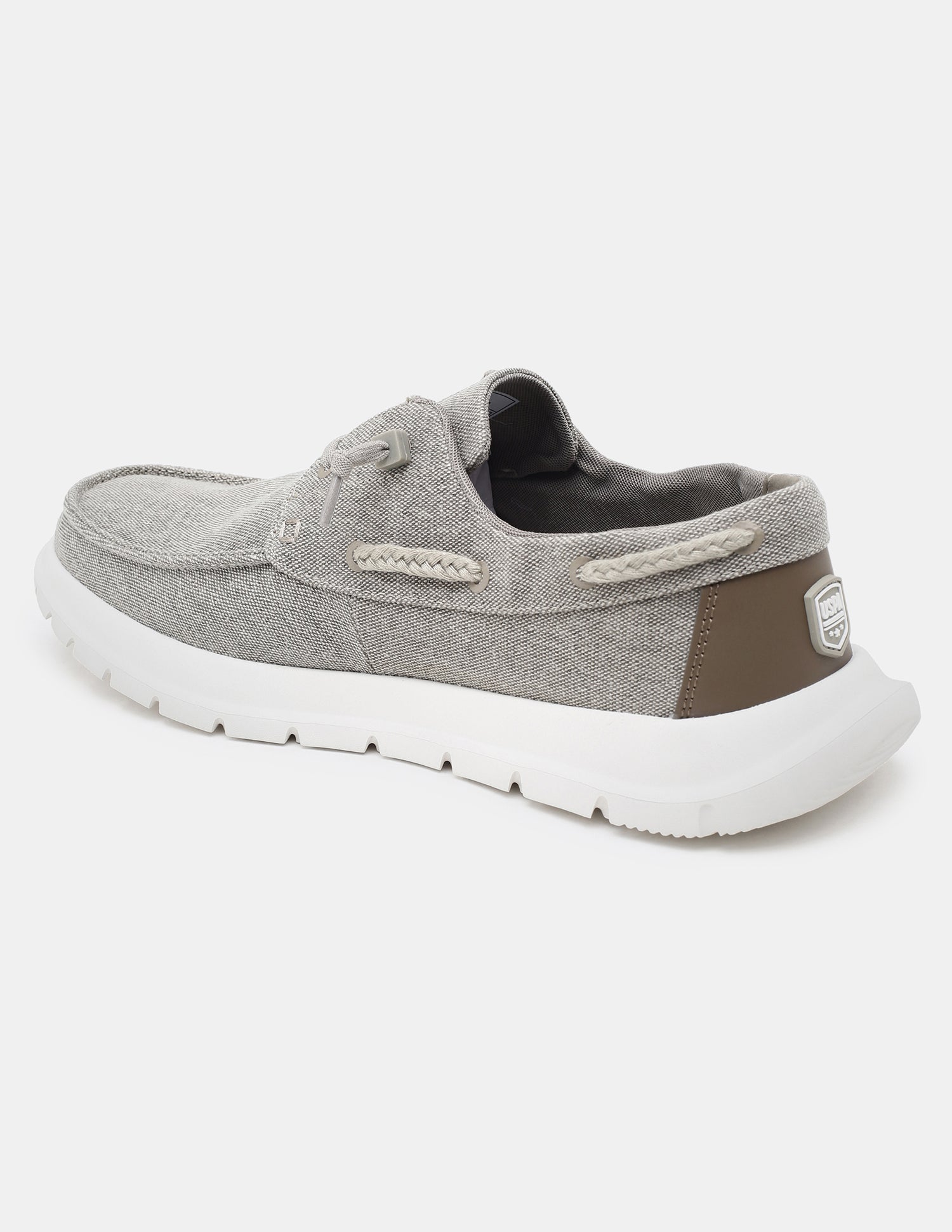 Round Toe Slip Ons Nero Sneakers Beige - U.S. Polo Assn. India | Large