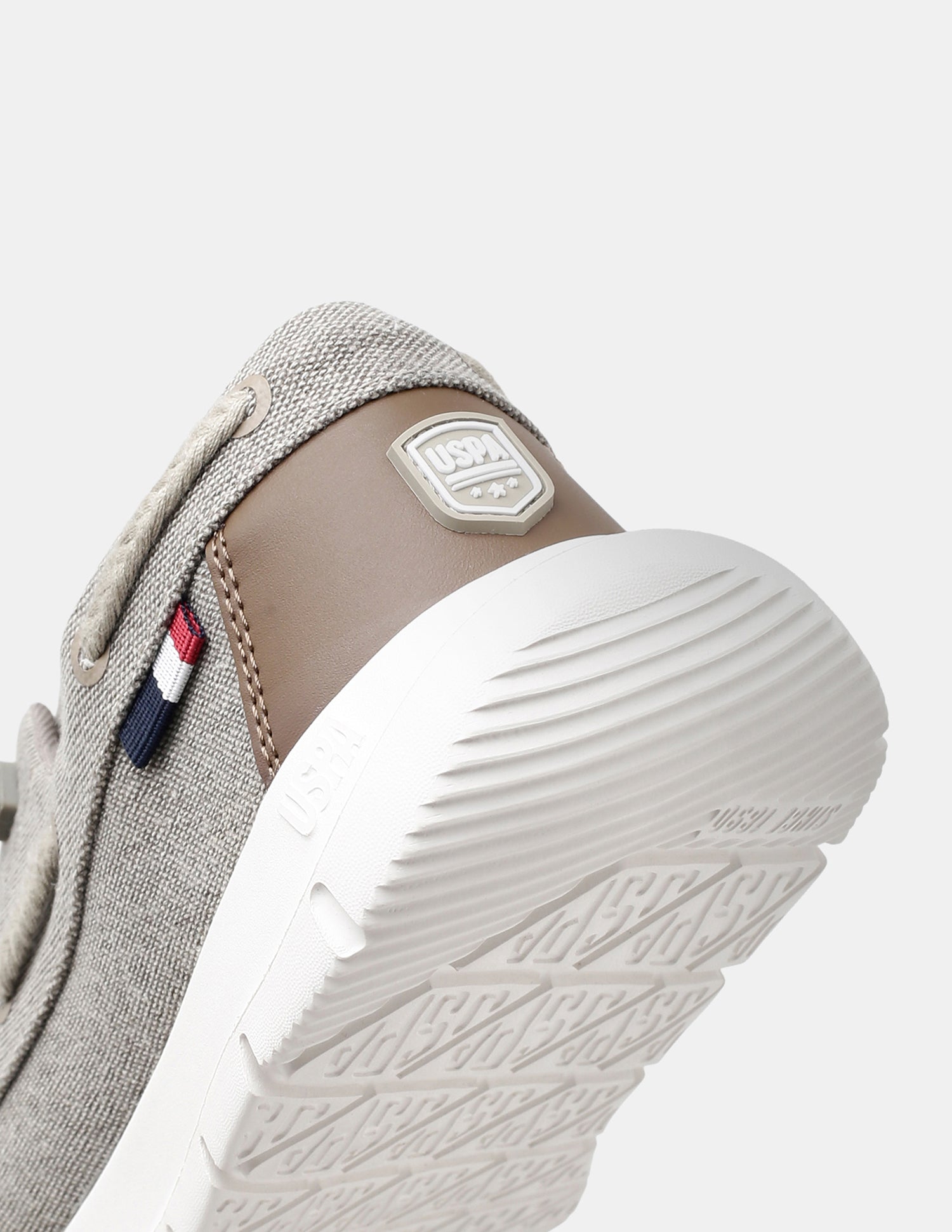 Round Toe Slip Ons Nero Sneakers Beige - U.S. Polo Assn. India | Large