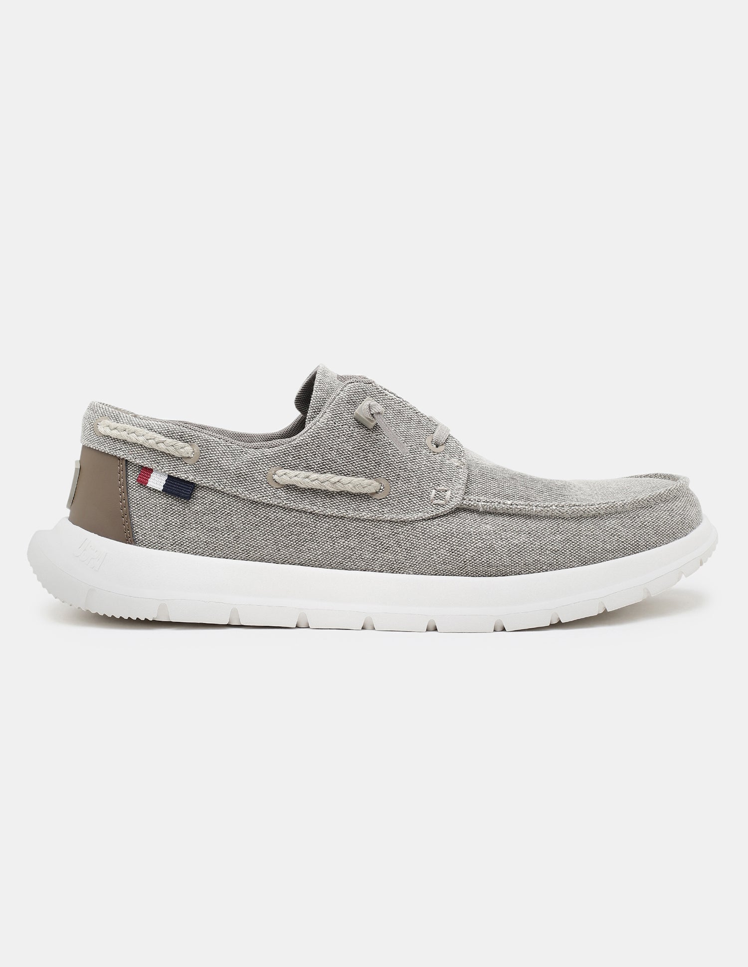 Round Toe Slip Ons Nero Sneakers Beige - U.S. Polo Assn. India | Large