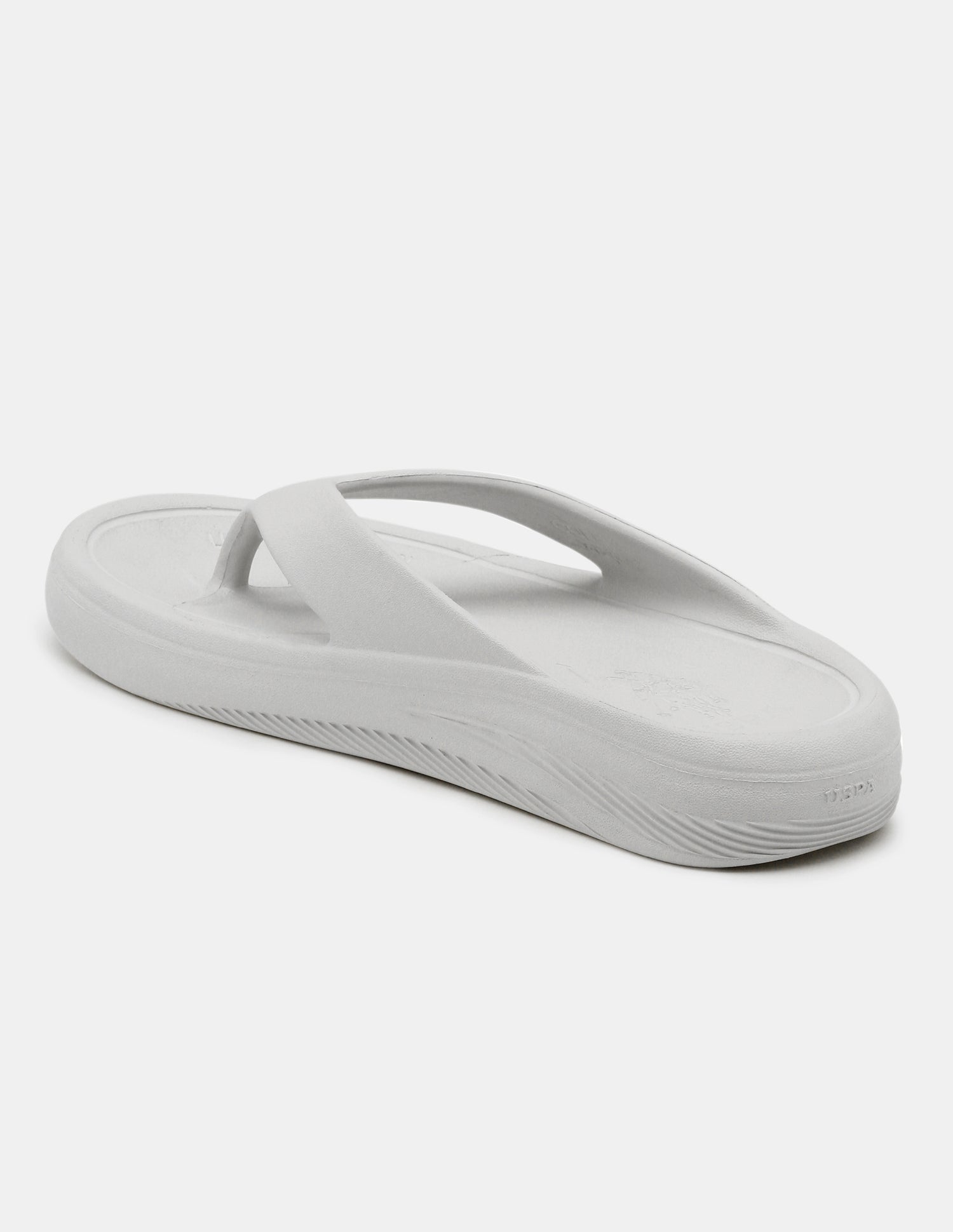 Men Cole V-Strap Flip Flops Grey - U.S. Polo Assn. India | Large