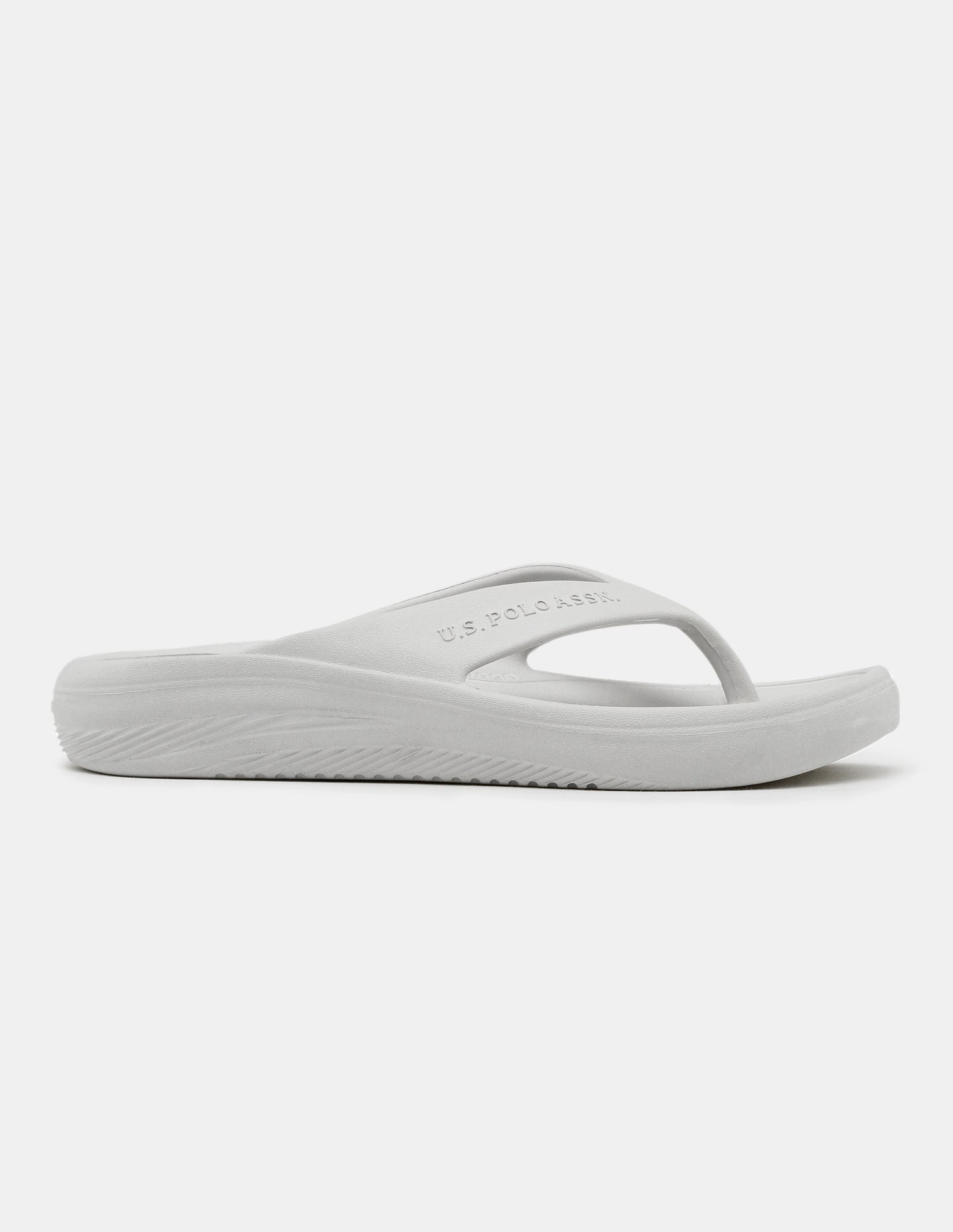 Men Cole V-Strap Flip Flops Grey - U.S. Polo Assn. India | Large