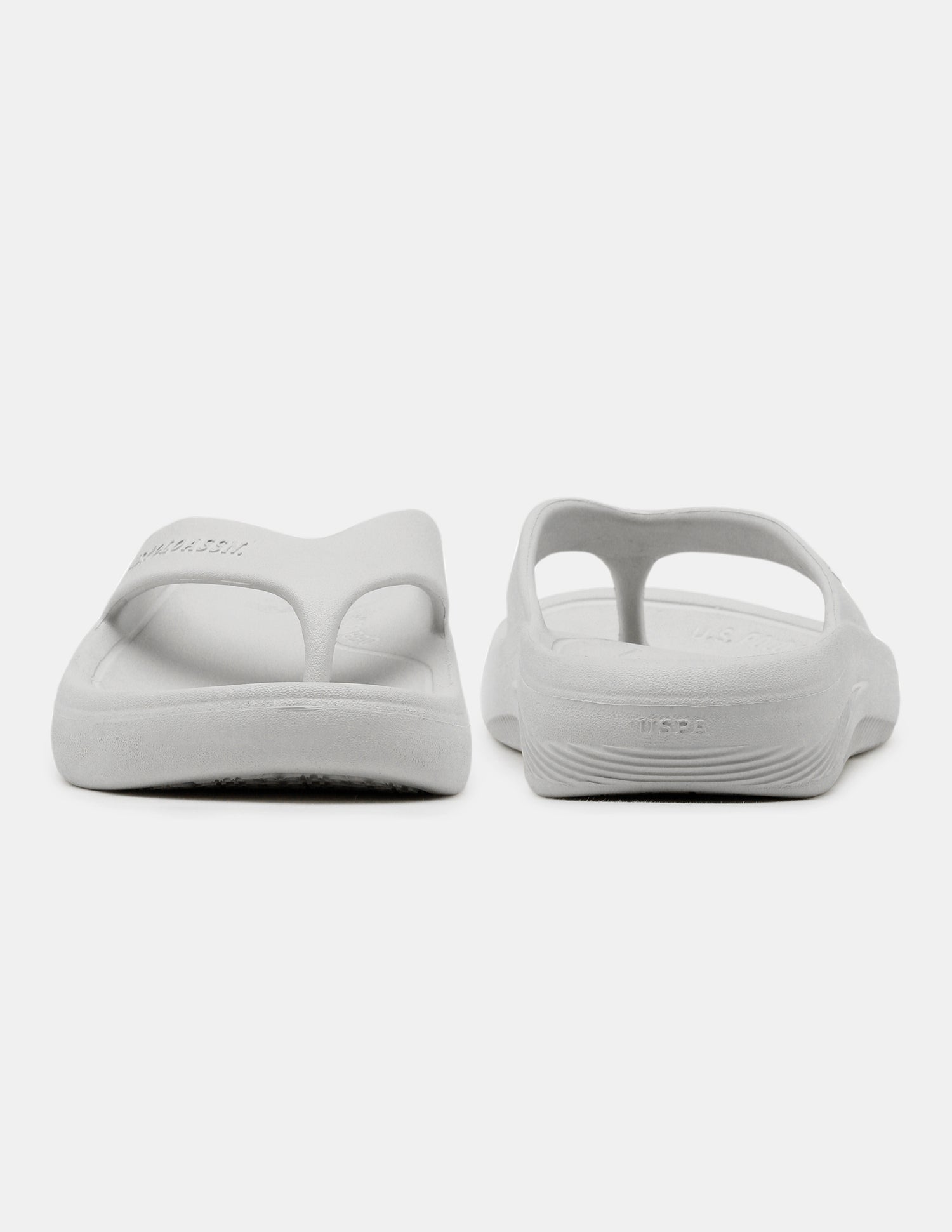 Men Cole V-Strap Flip Flops Grey - U.S. Polo Assn. India | Large
