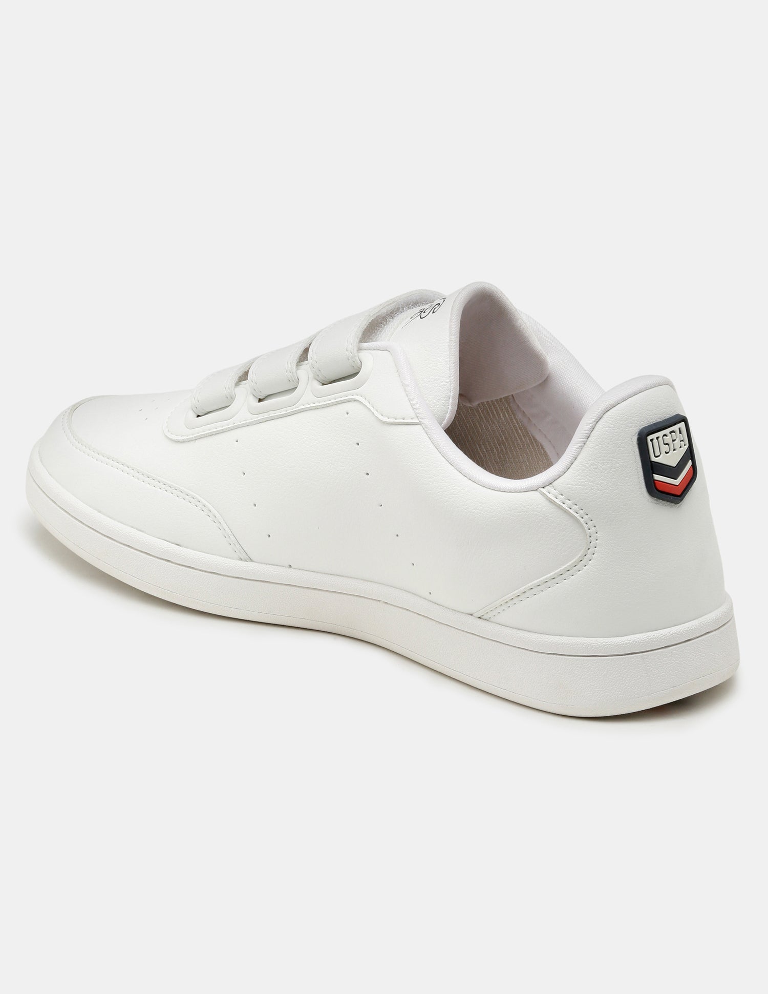 Men Elio Velcro Sneakers White - U.S. Polo Assn. India | Large