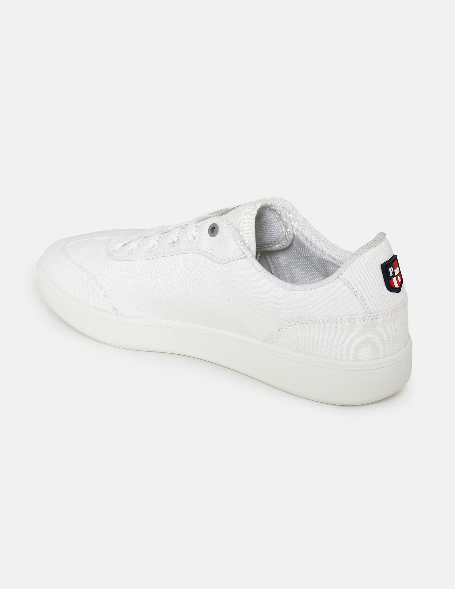 Men Brand Printed Hover Sneakers White - U.S. Polo Assn. India | Large