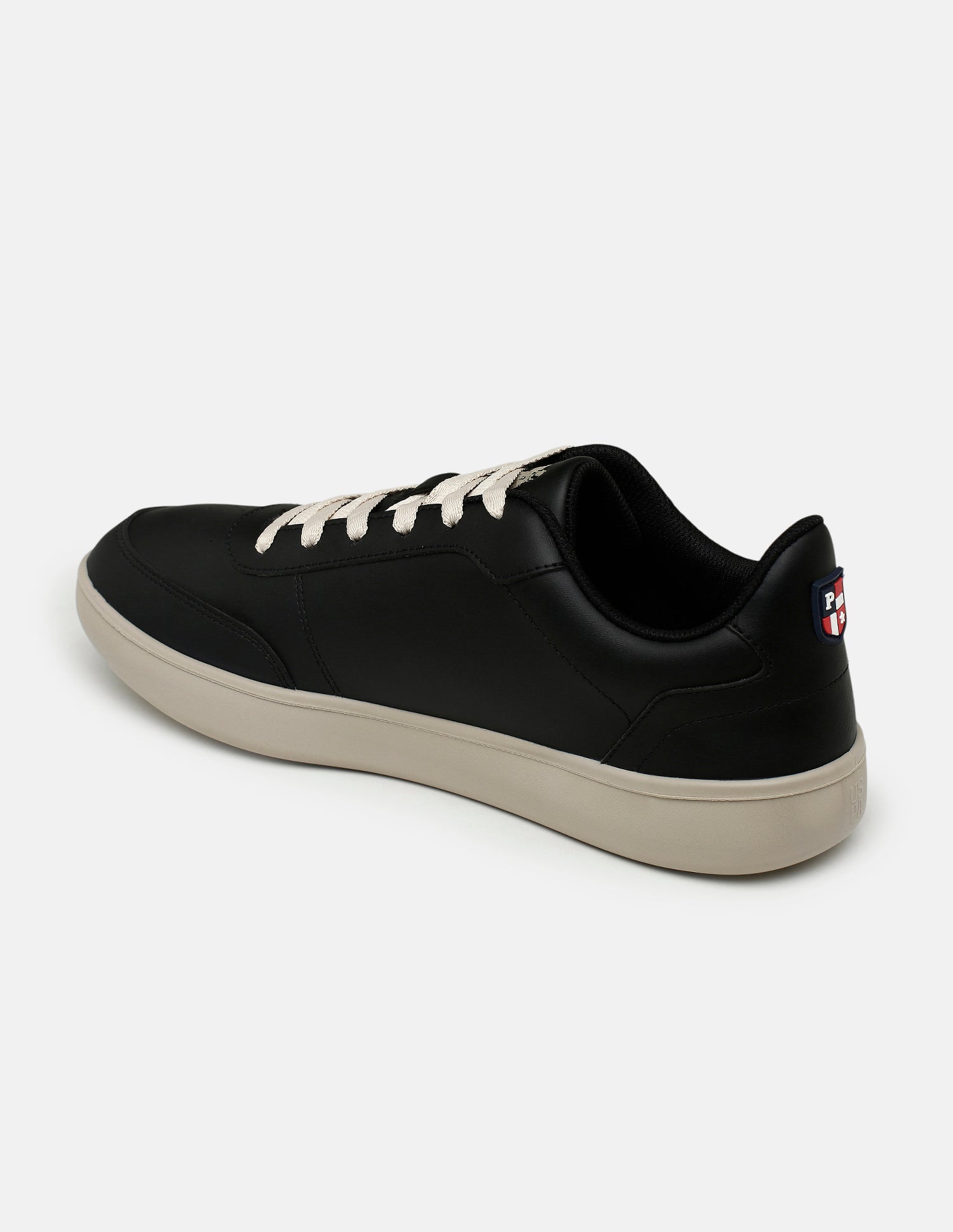 Men Lumen Solid Sneakers Black - U.S. Polo Assn. India | Large
