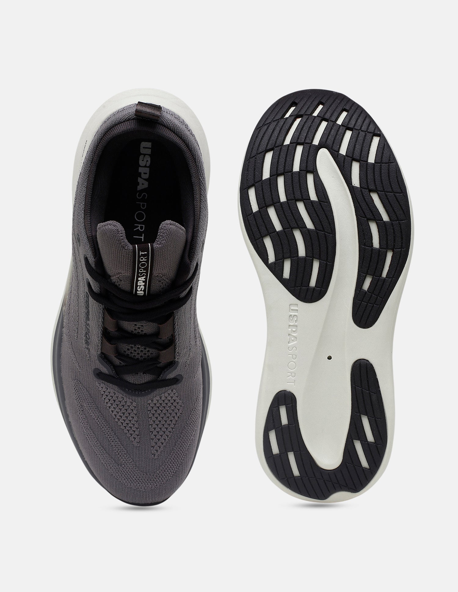 Quarette Runner Lace-Ups Running Shoes Brown - U.S. Polo Assn. India | Large