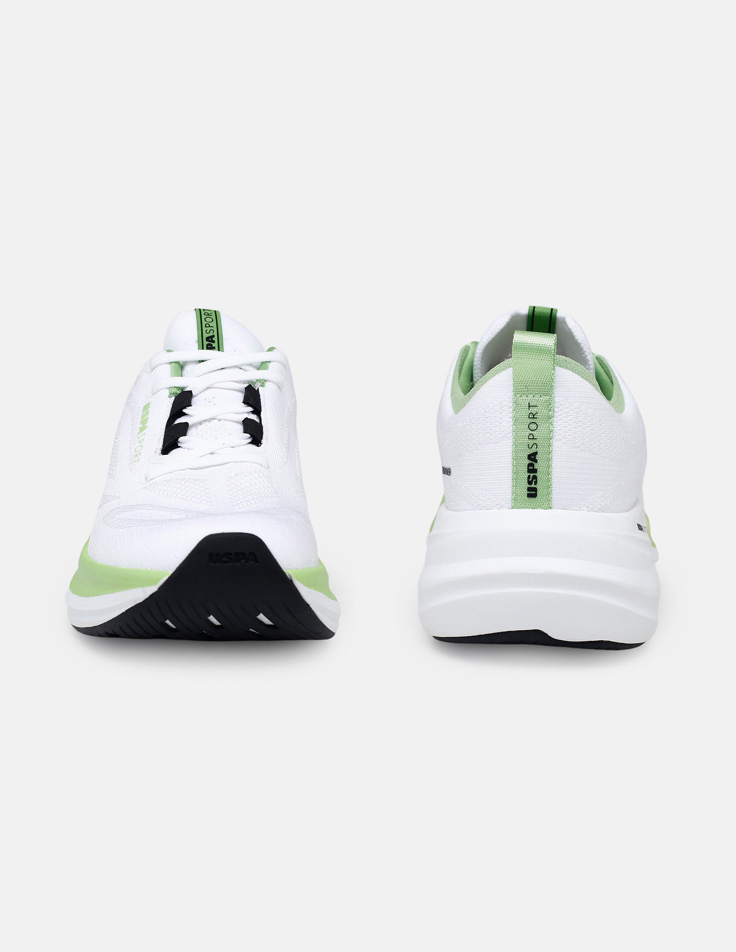Quarette Runner Lace-Ups Running Shoes White - U.S. Polo Assn. India | Large