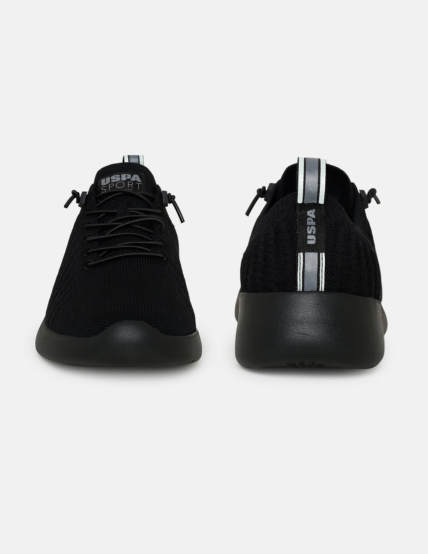 Men Solid Rocco Sports Sneakers Black - U.S. Polo Assn. India | Large