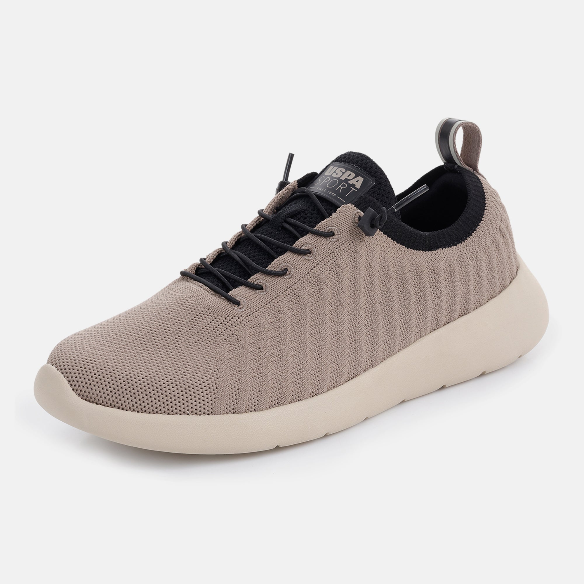 Men Solid Rocco Sports Sneakers Light Brown - U.S. Polo Assn. India | Large