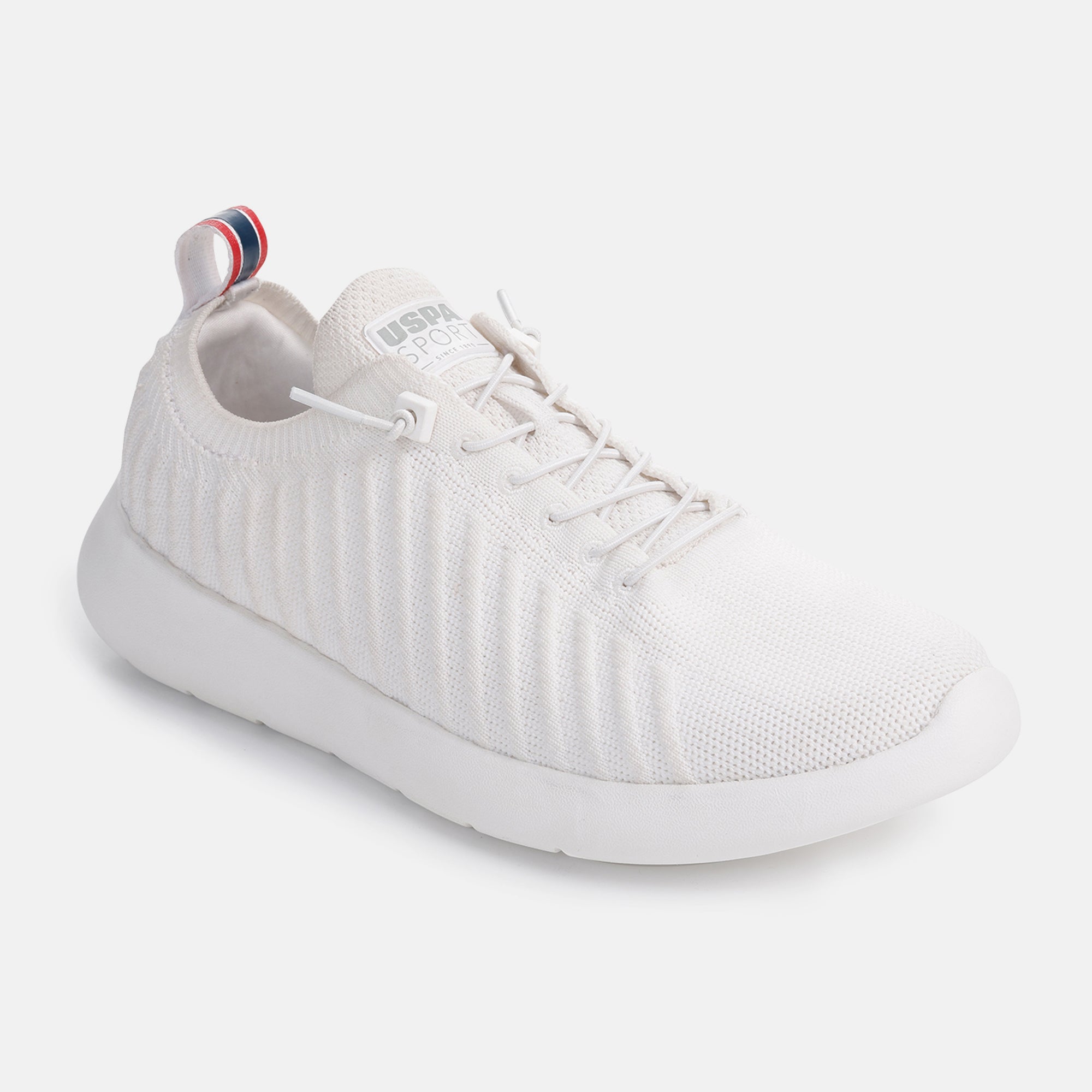 Men Solid Rocco Sports Sneakers White - U.S. Polo Assn. India | Large