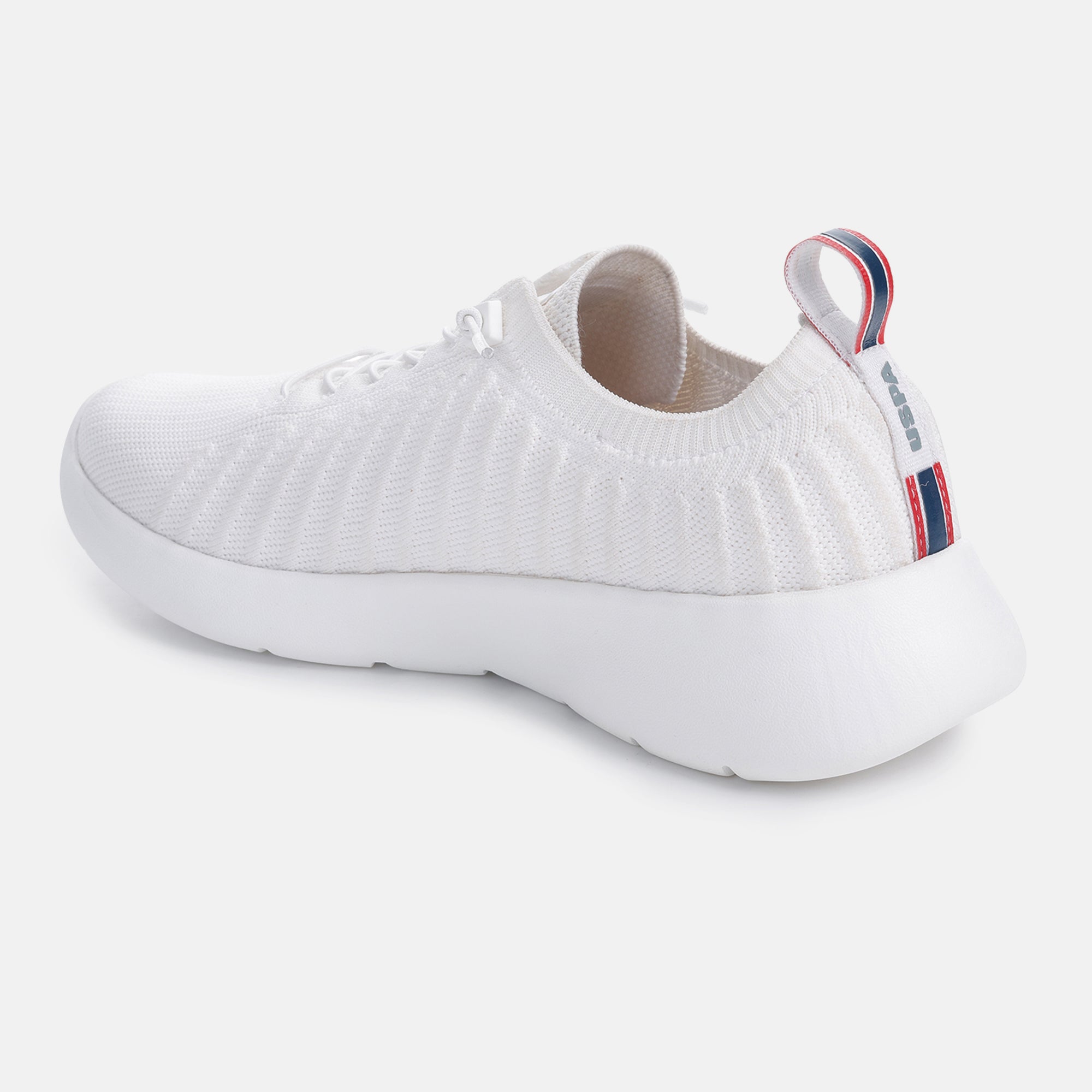 Men Solid Rocco Sports Sneakers White - U.S. Polo Assn. India | Large