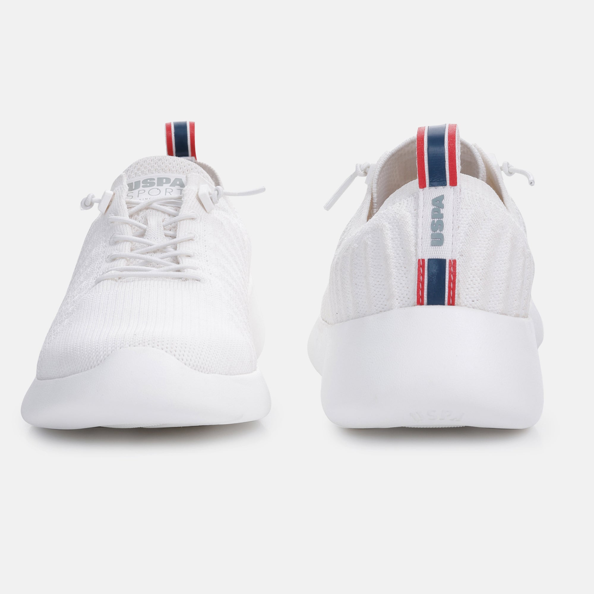 Men Solid Rocco Sports Sneakers White - U.S. Polo Assn. India | Large