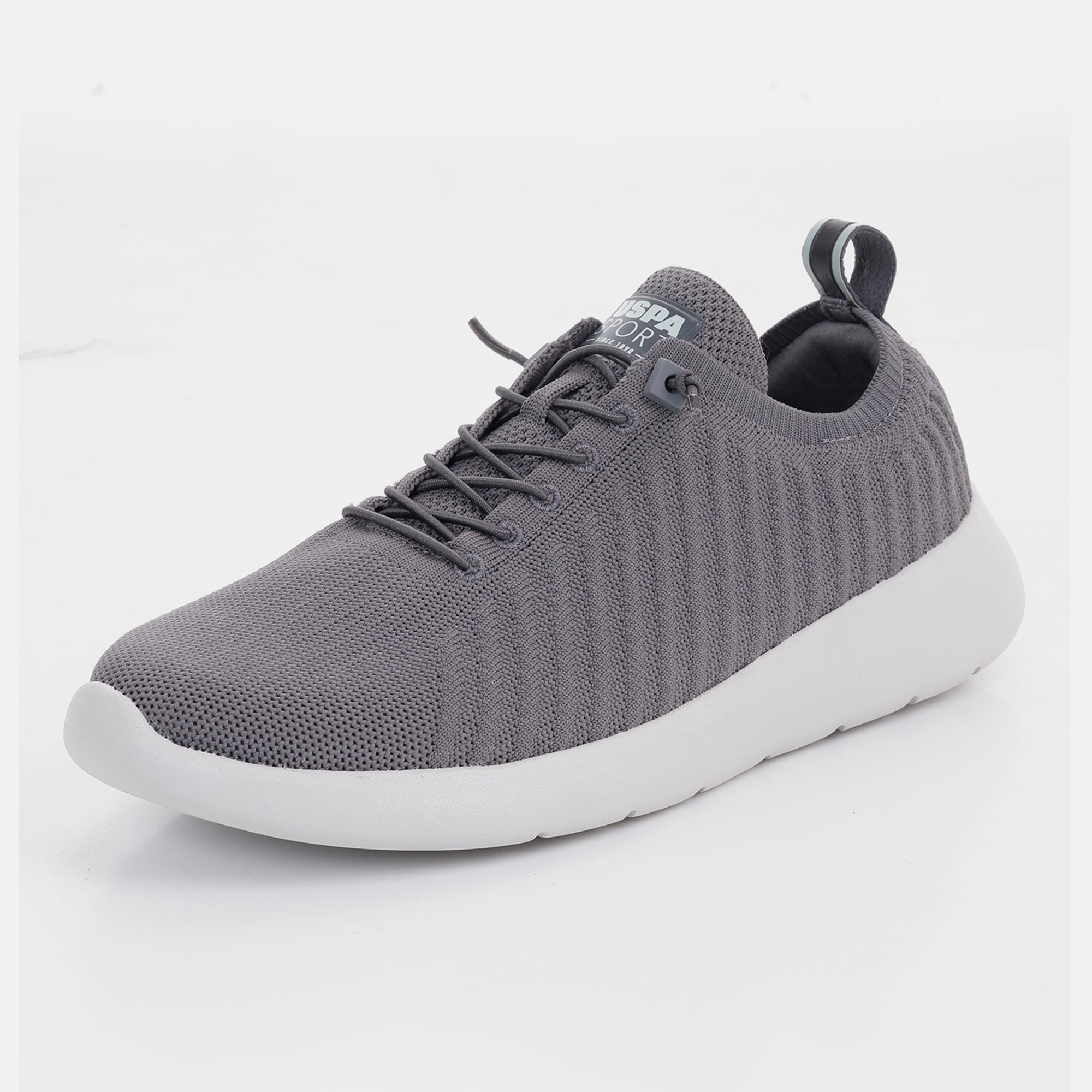 Men Solid Rocco Sports Sneakers Dark Grey - U.S. Polo Assn. India | Large