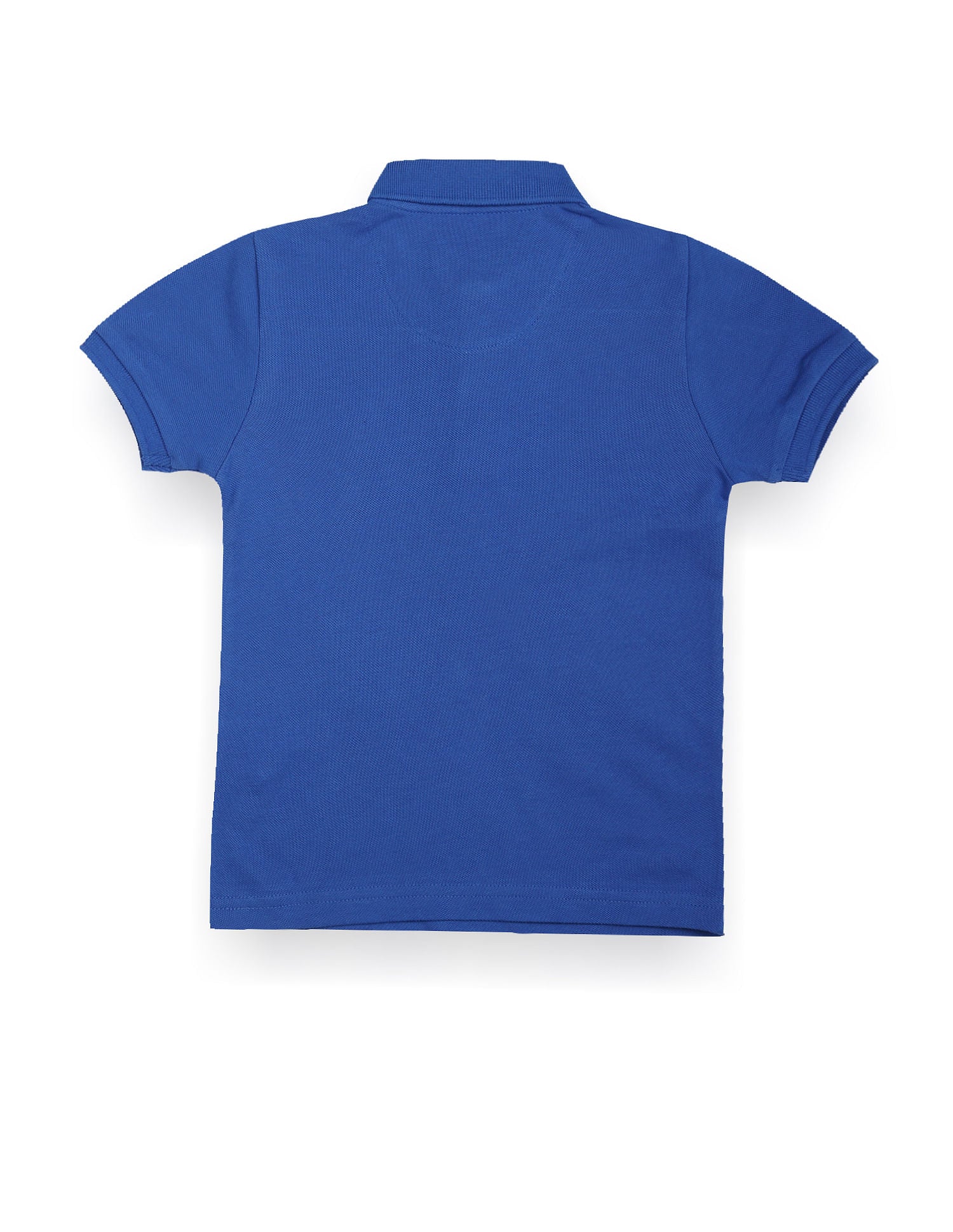 Pure Cotton Solid Polo Shirt Light Blue - U.S. POLO ASSN. | Large