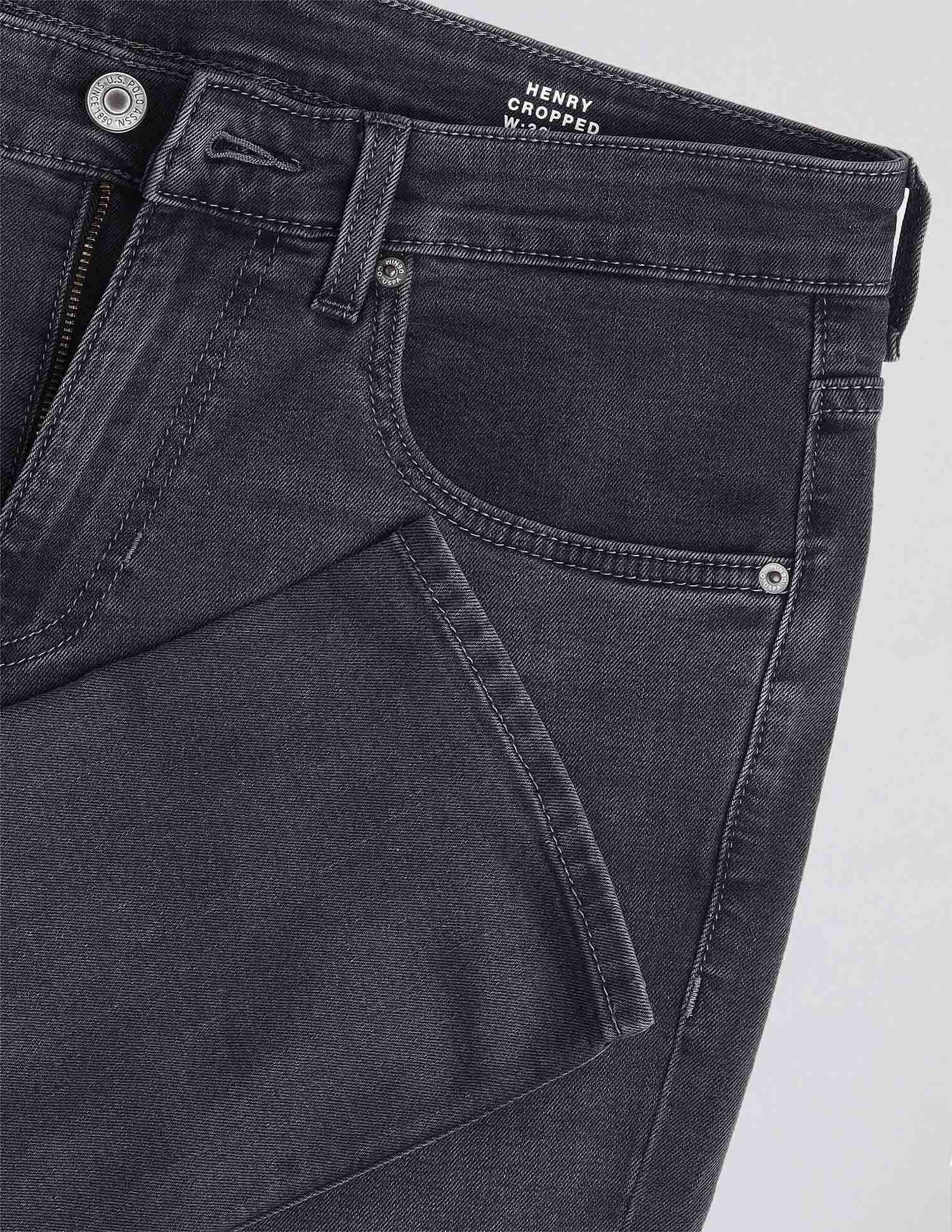 Henry Tapered Fit Grey Jeans Grey - U.S. POLO ASSN. | Large