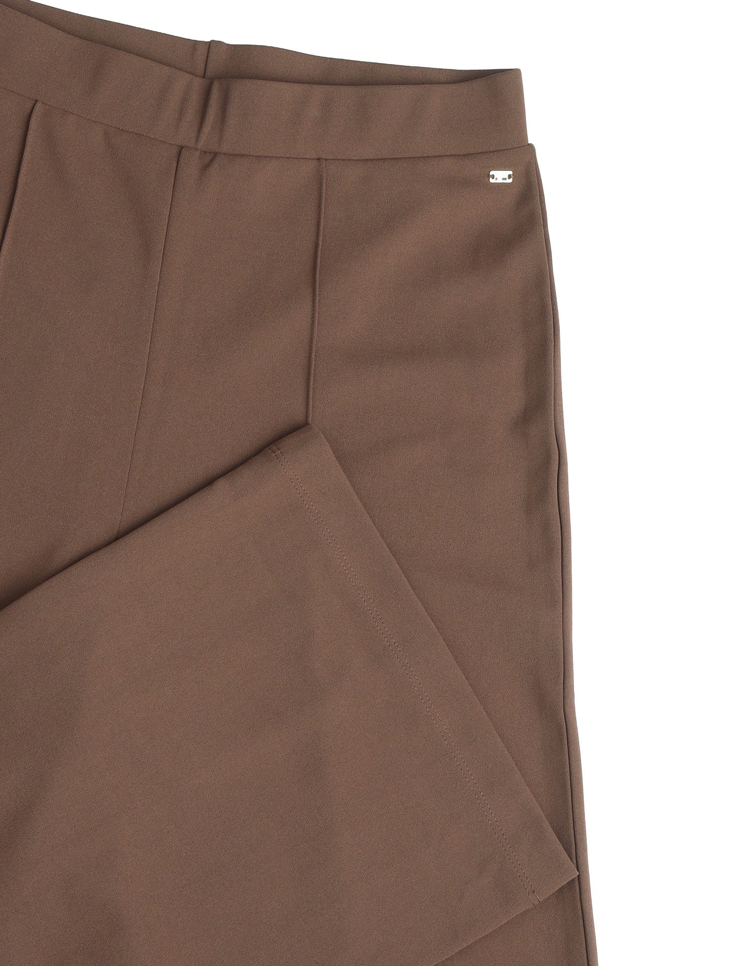 Solid Pintuck Straight Fit Trousers Brown - U.S. Polo Assn. India | Large