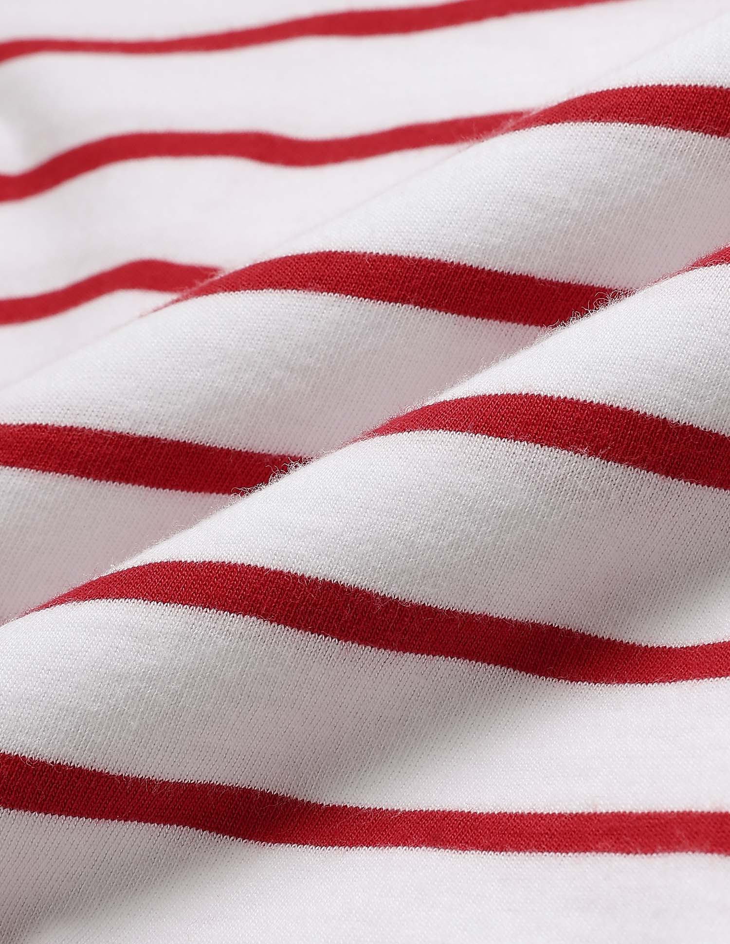 Boys Horizontal Striped T-Shirt Red - U.S. Polo Assn. India | Large